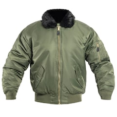 Куртка Brandit MA2 Fur Collar - Olive