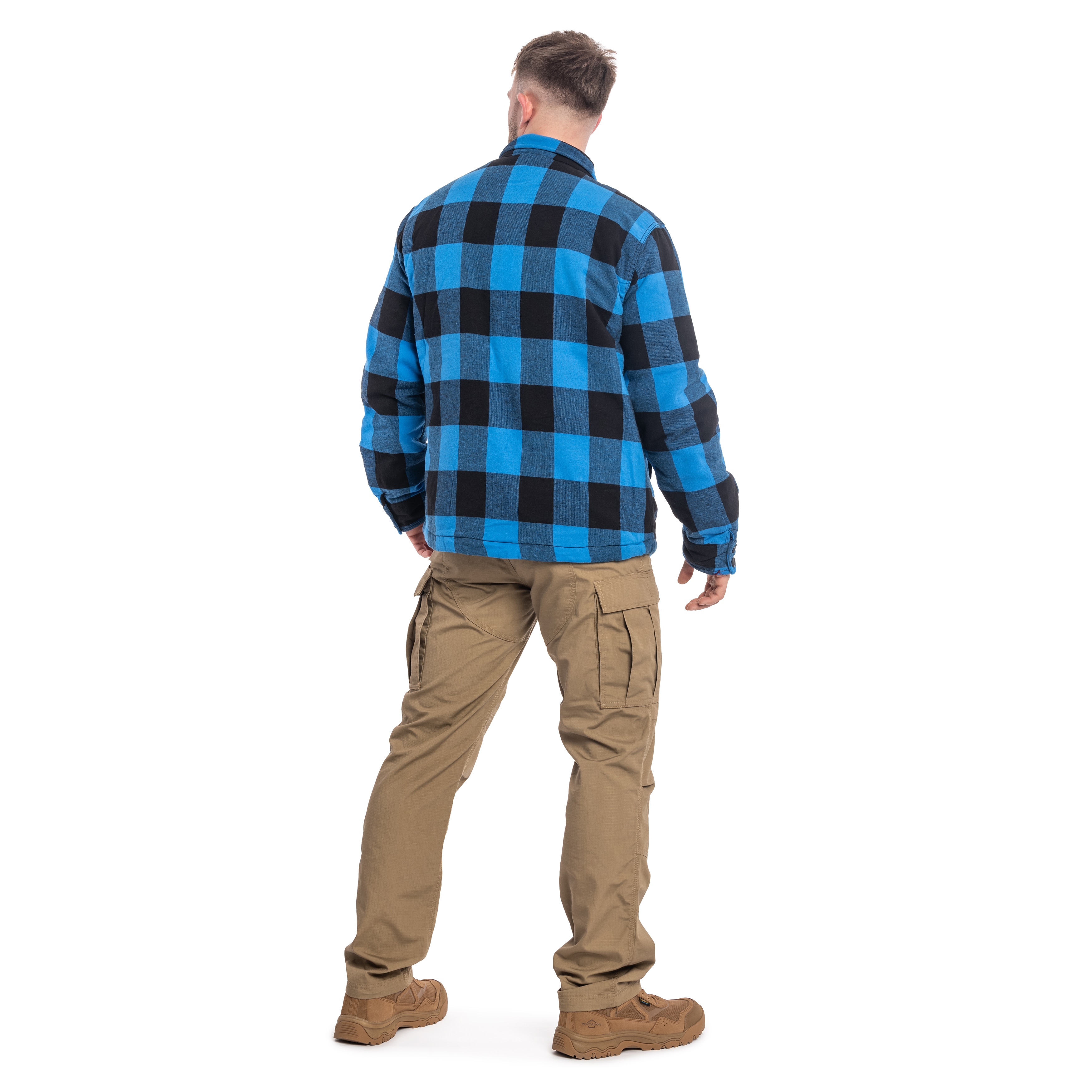 Kurtka Brandit Lumber Jacket - Black/Blue