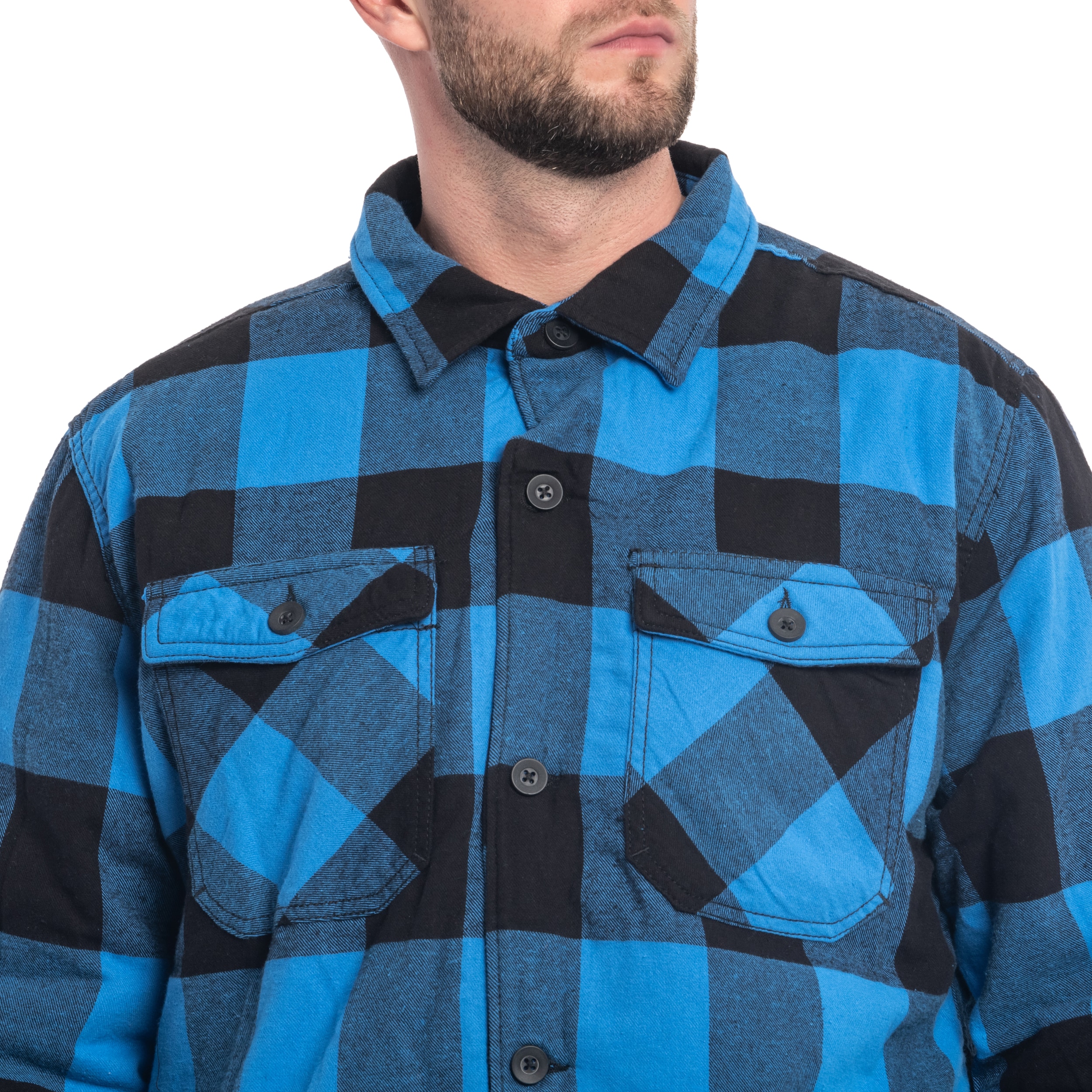 Kurtka Brandit Lumber Jacket - Black/Blue