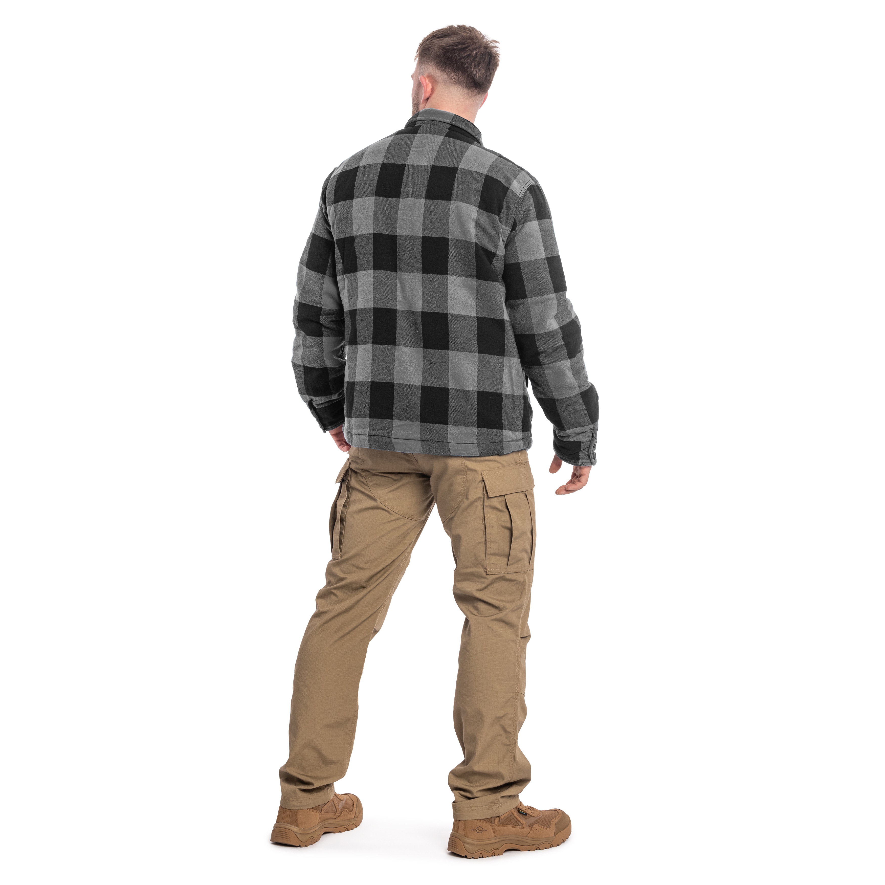 Kurtka Brandit Lumber Jacket - Black/Charcoal