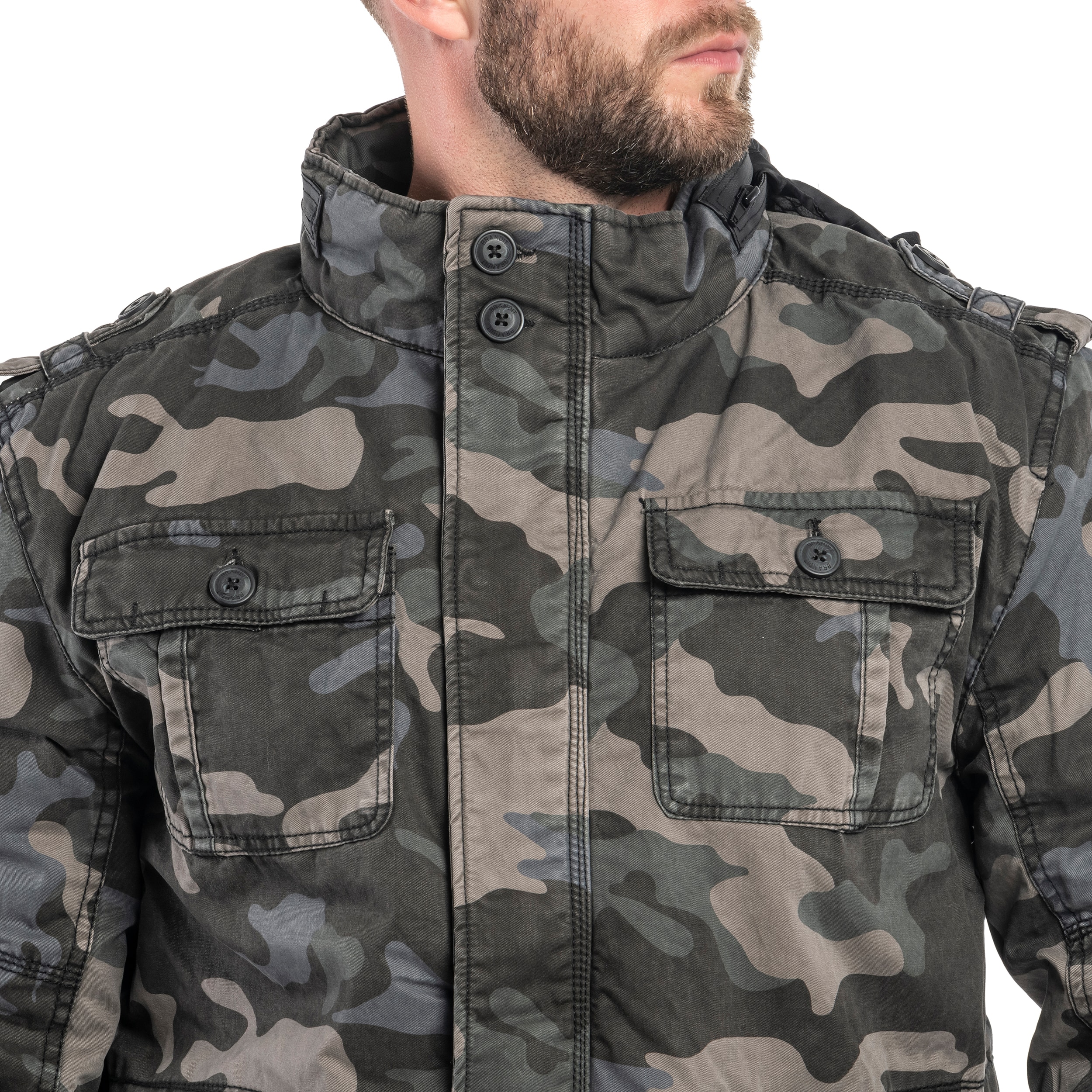 Kurtka Brandit Britannia Winter - Dark Camo