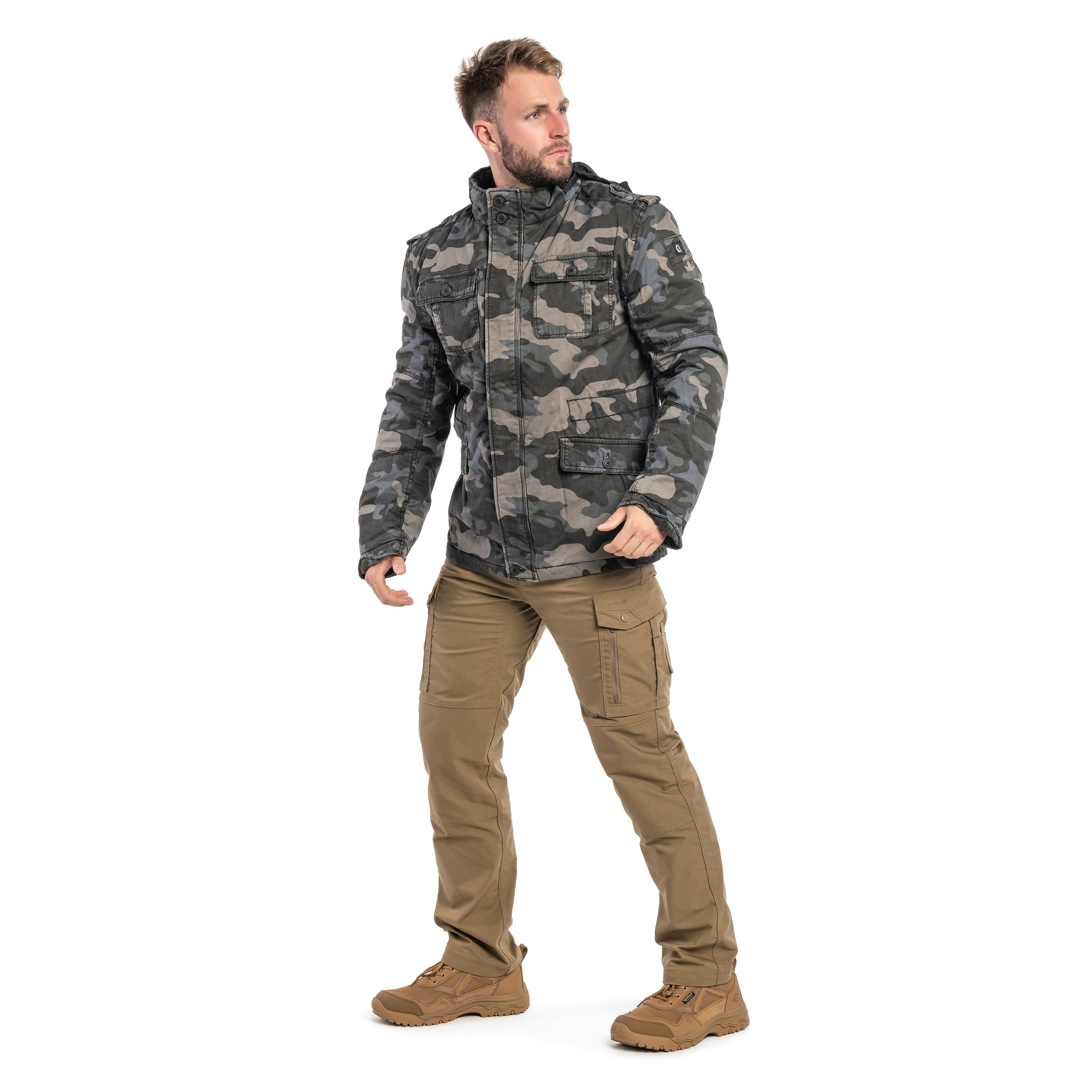 Kurtka Brandit Britannia Winter - Dark Camo