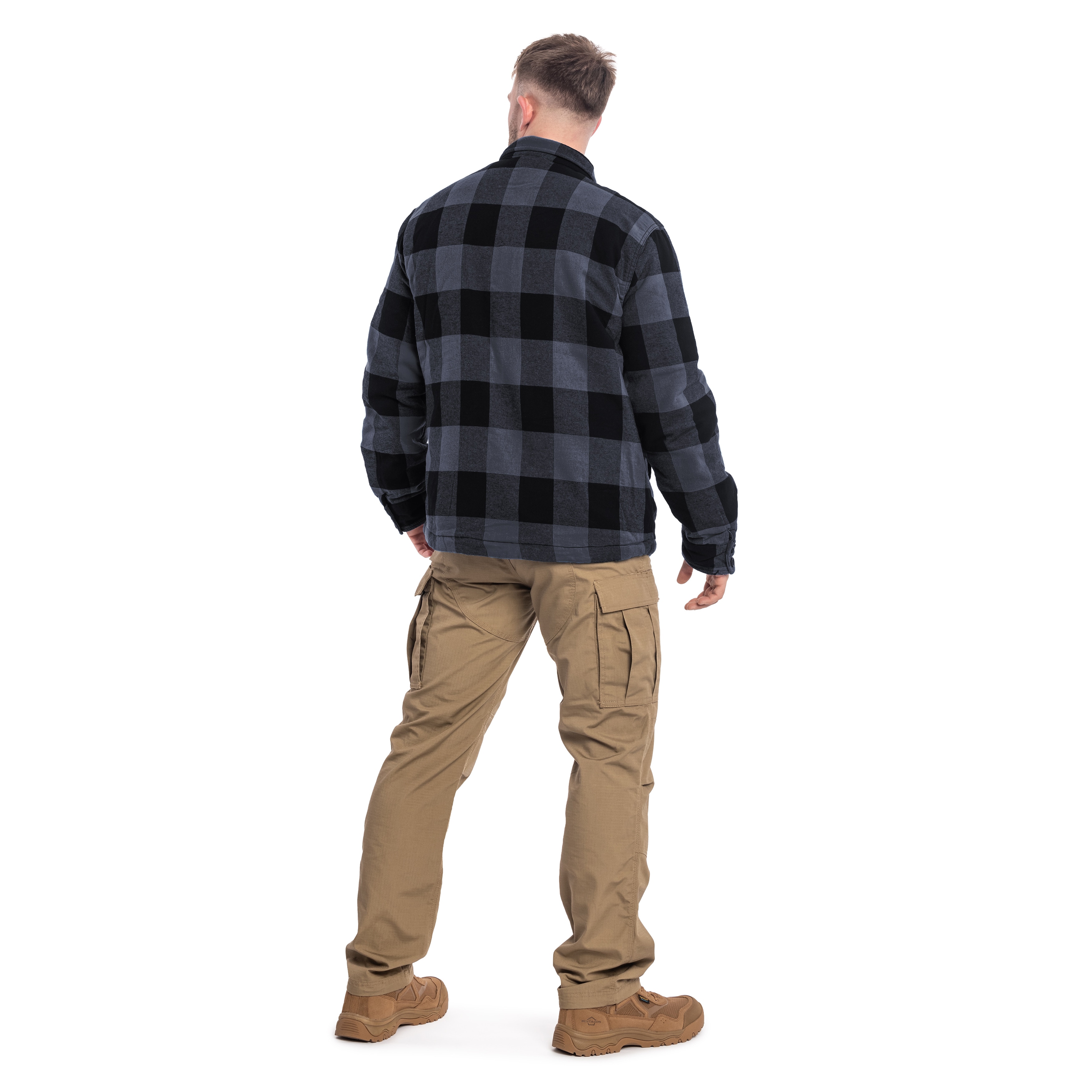 Kurtka Brandit Lumber Jacket - Black/Grey