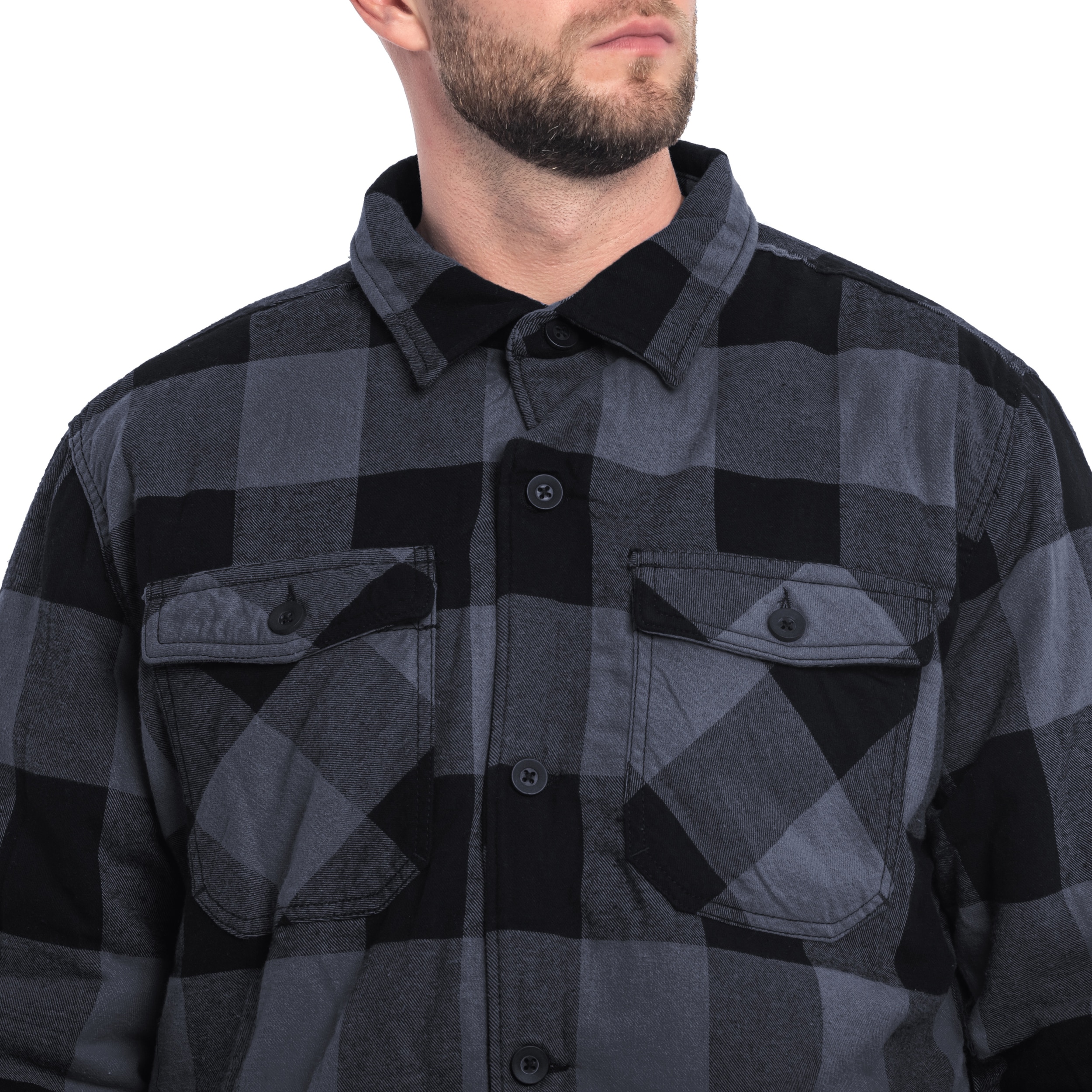 Kurtka Brandit Lumber Jacket - Black/Grey