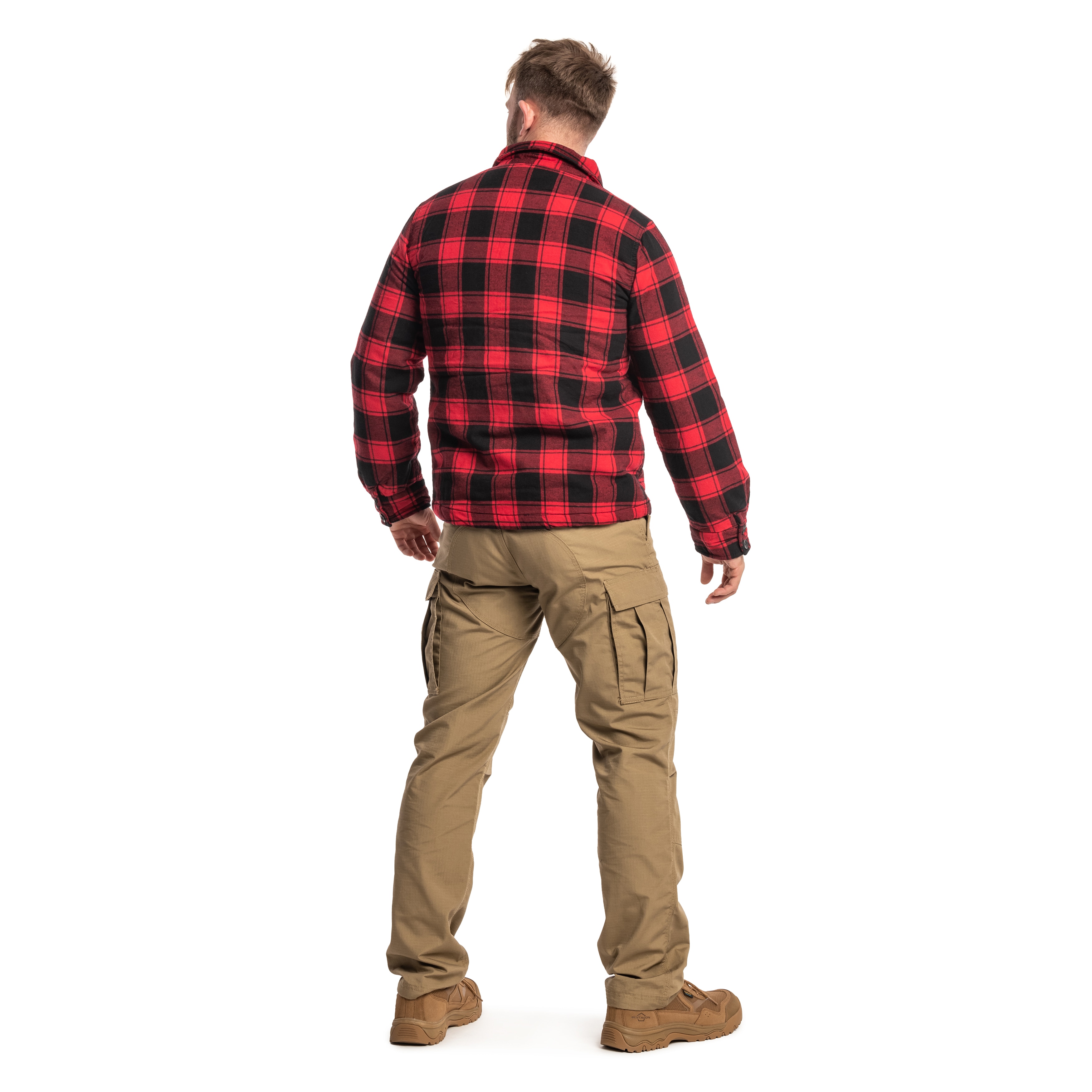Куртка Brandit Lumber Jacket - Red/Black