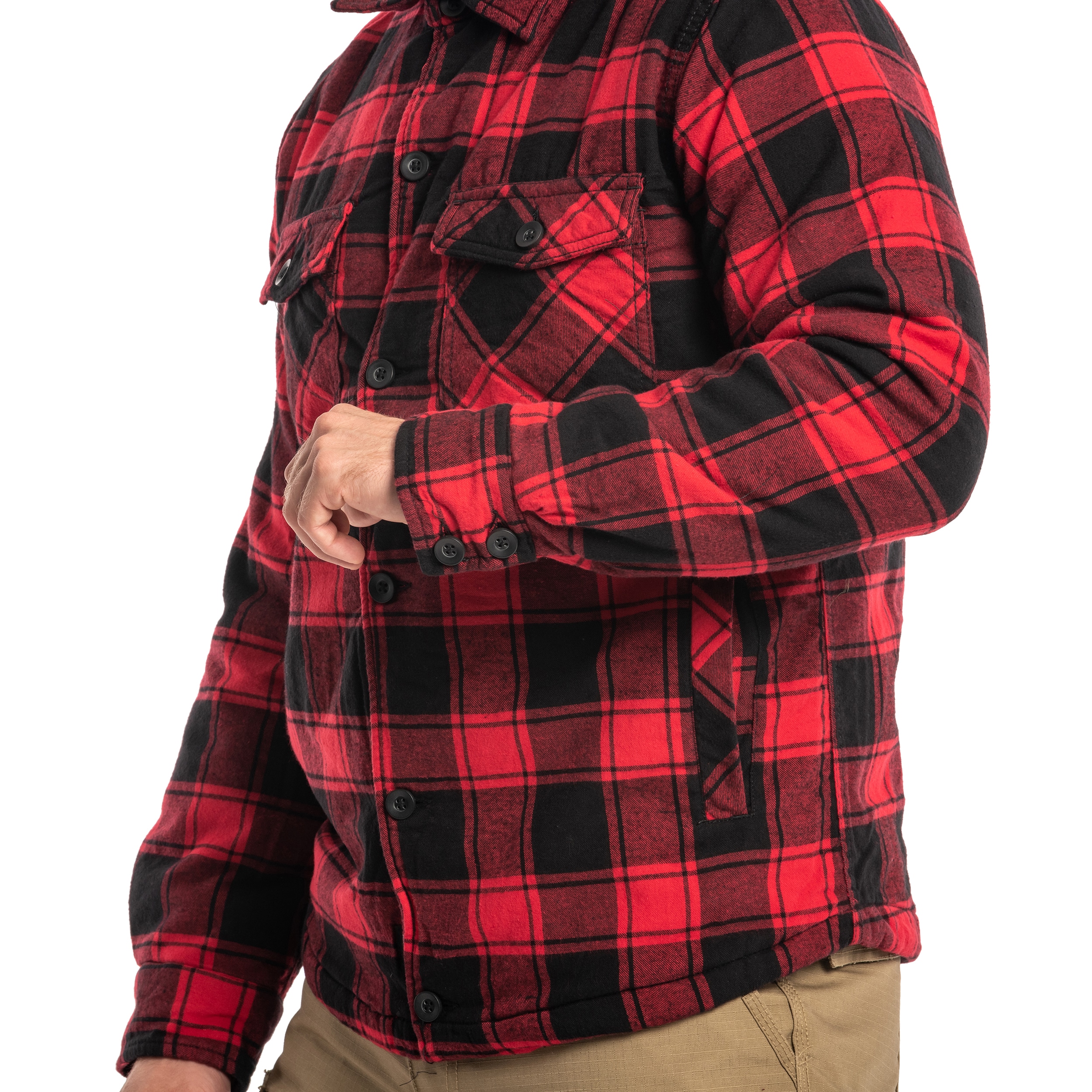 Куртка Brandit Lumber Jacket - Red/Black