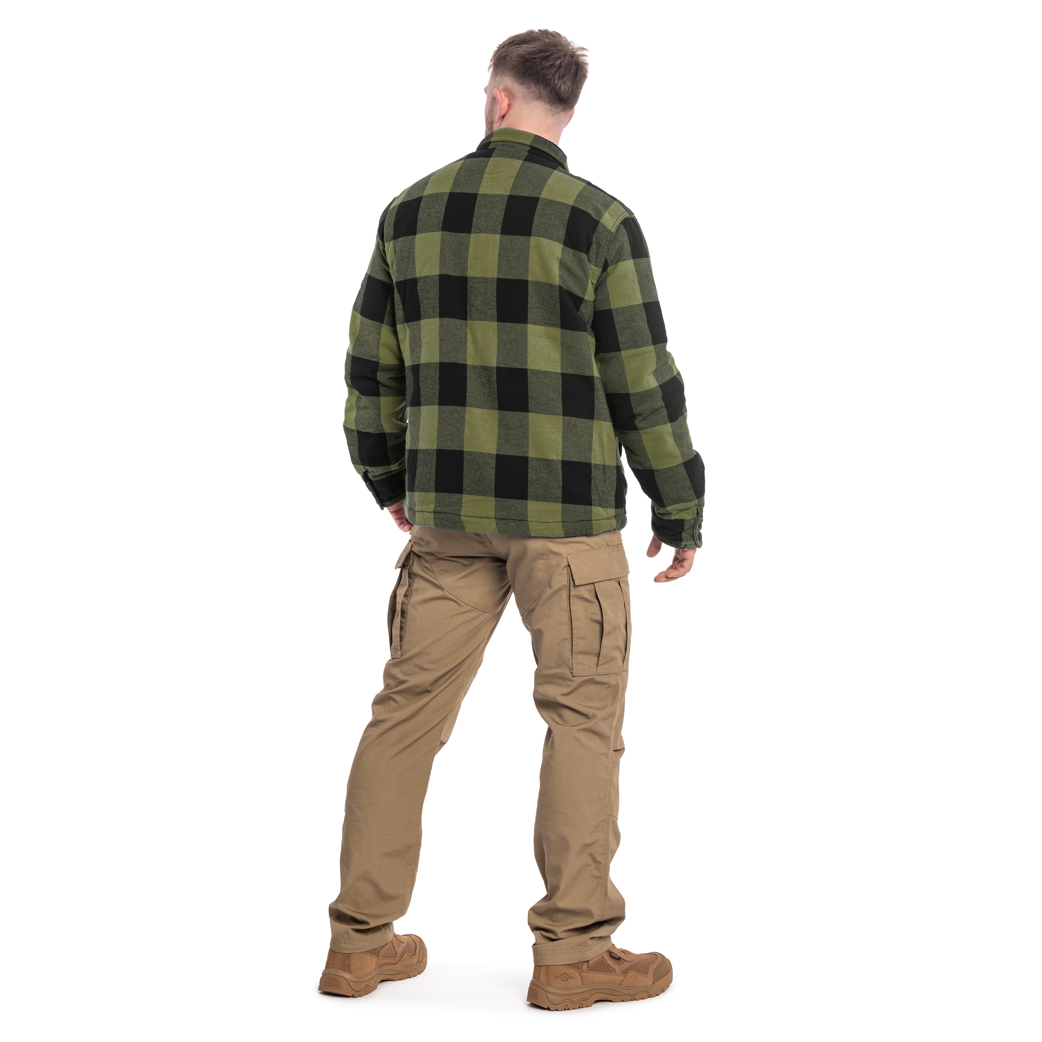 Kurtka Brandit Lumber Jacket - Black/Olive
