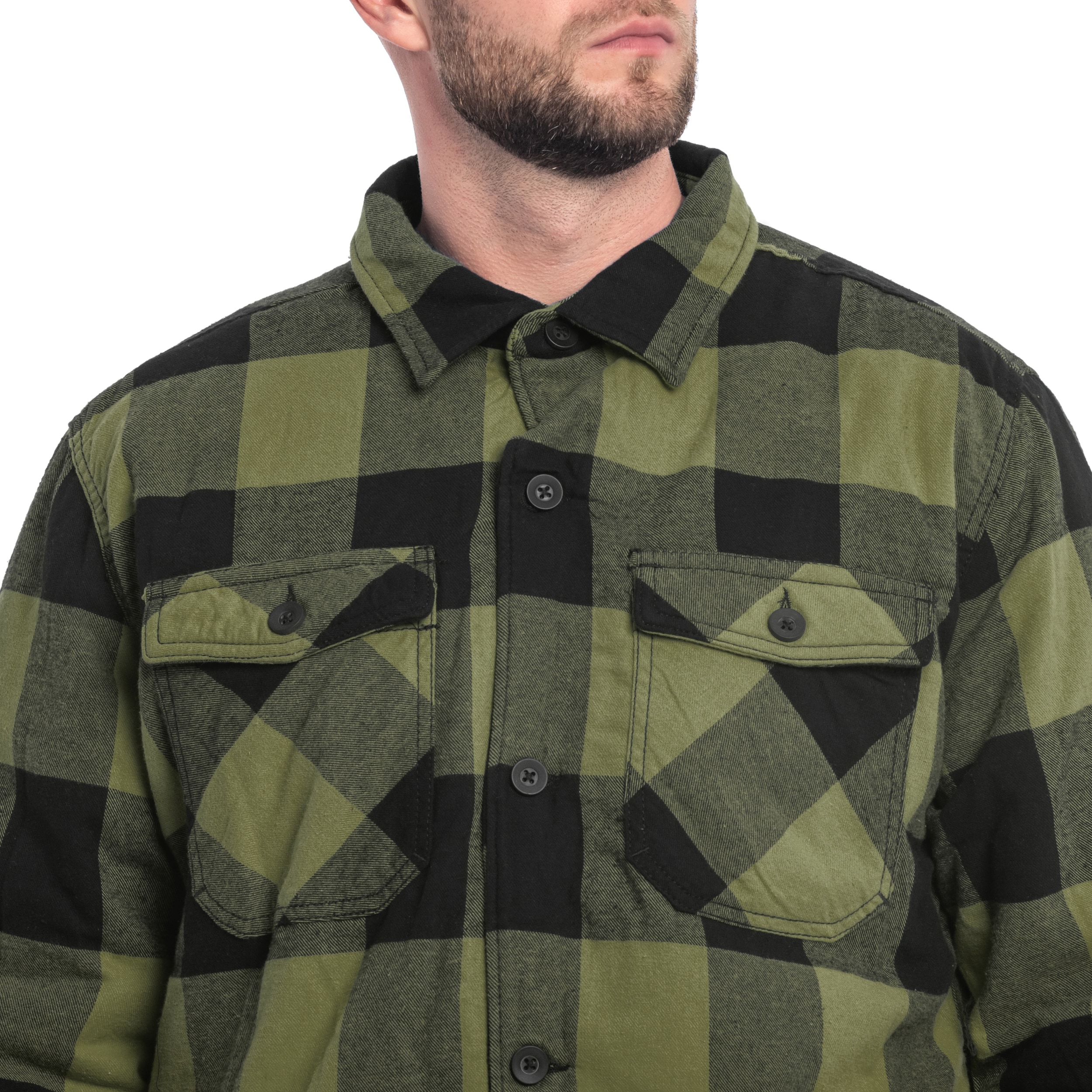 Kurtka Brandit Lumber Jacket - Black/Olive
