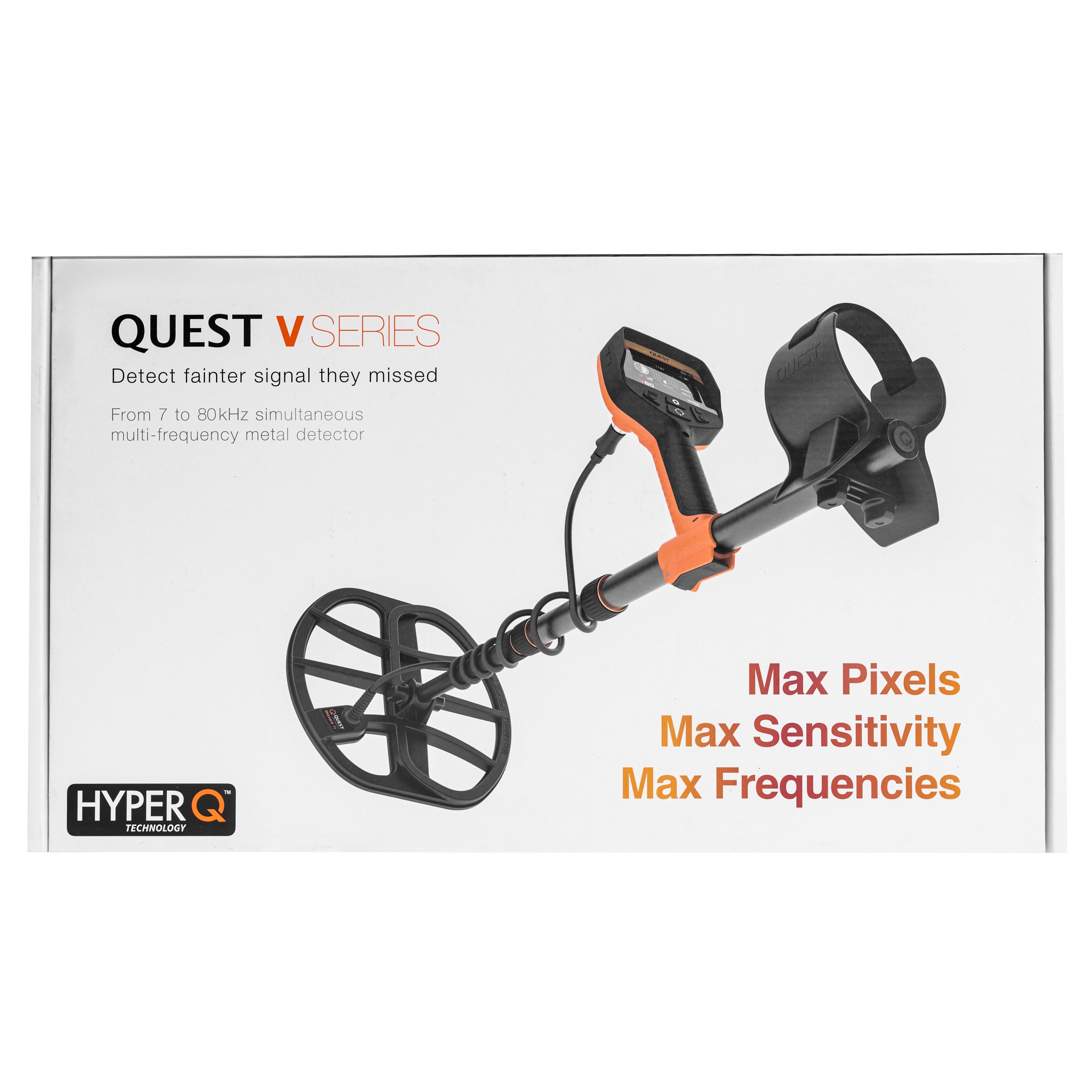 Quest V80 Metal Detector + Quest Xpointer Max Magic Holster