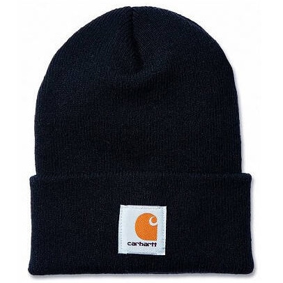 Шапка акрилова Carhartt - чорна