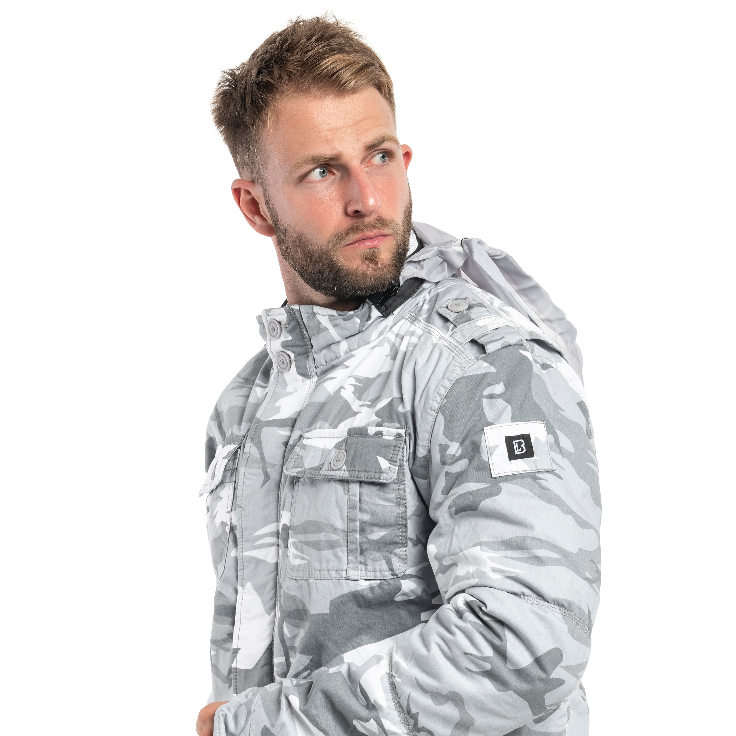 Kurtka Brandit Britannia Winter - Blizzard Camo