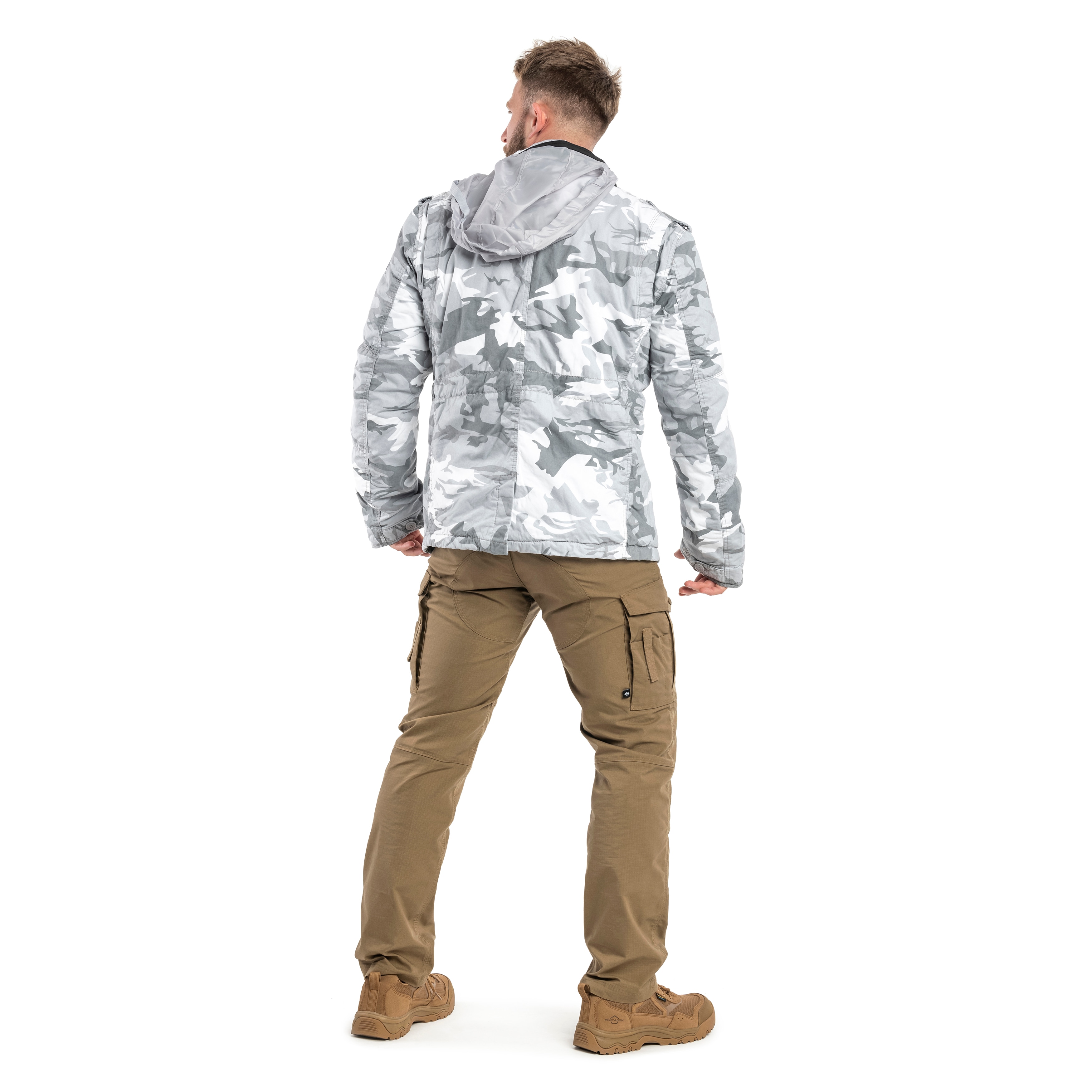 Kurtka Brandit Britannia Winter - Blizzard Camo