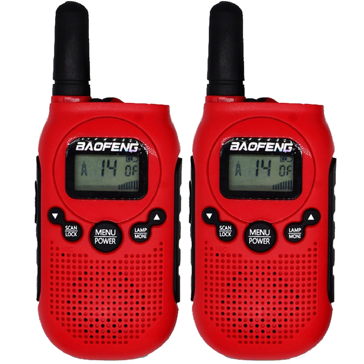 Радіостанція Baofeng BF-T6 PMR Panda 2 шт. - Red
