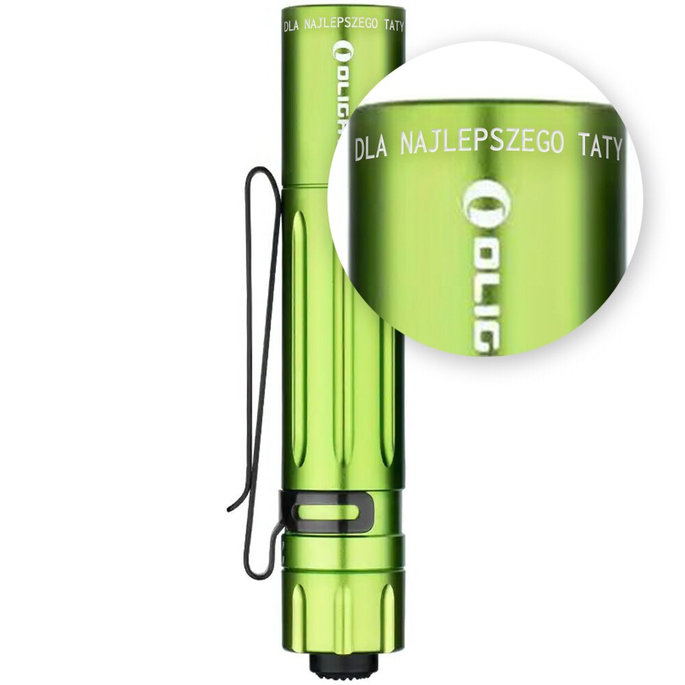 Latarka Olight I5R EOS Neon Green - 350 lumenów