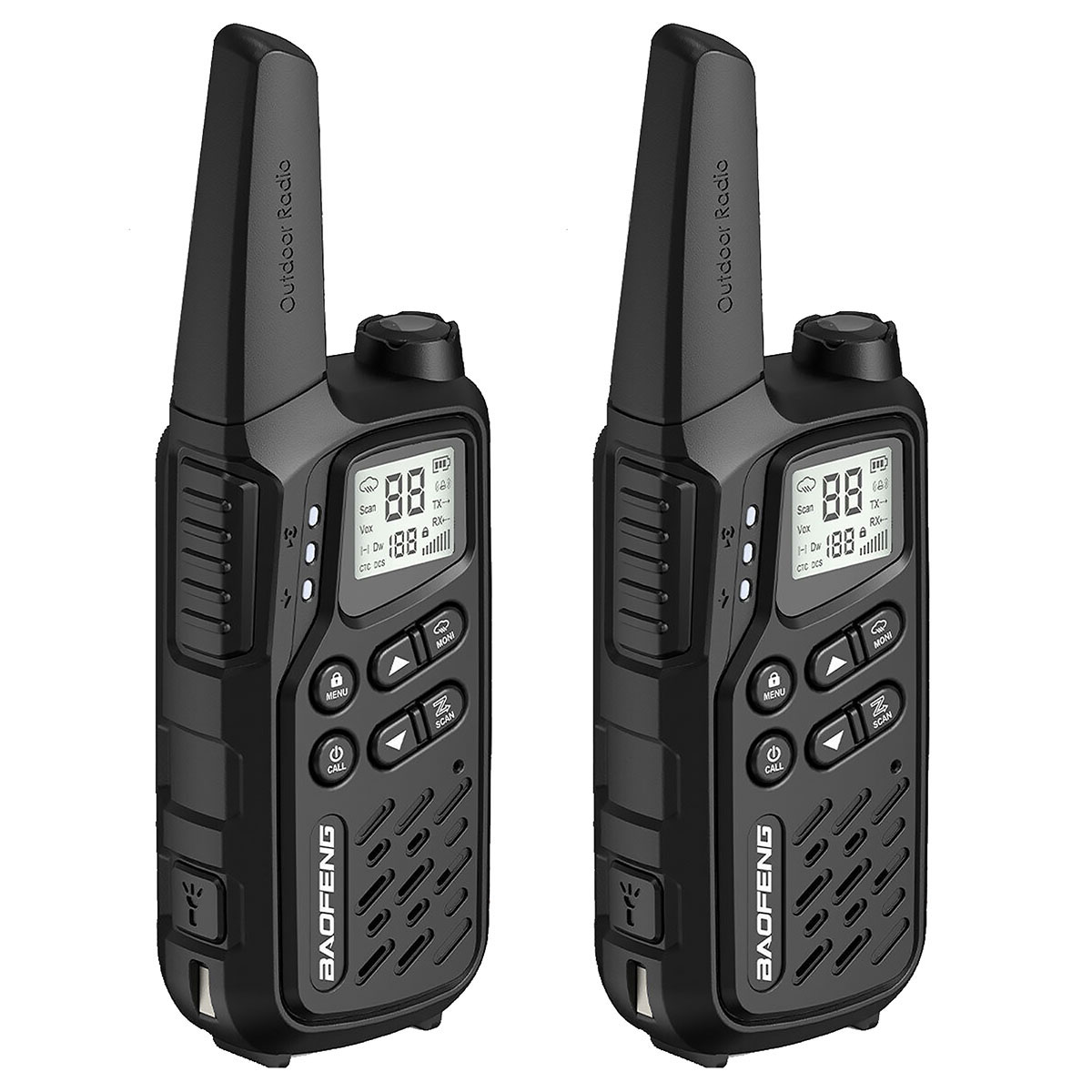 Радіостанція Baofeng BF-25E PMR 2 шт. - Black