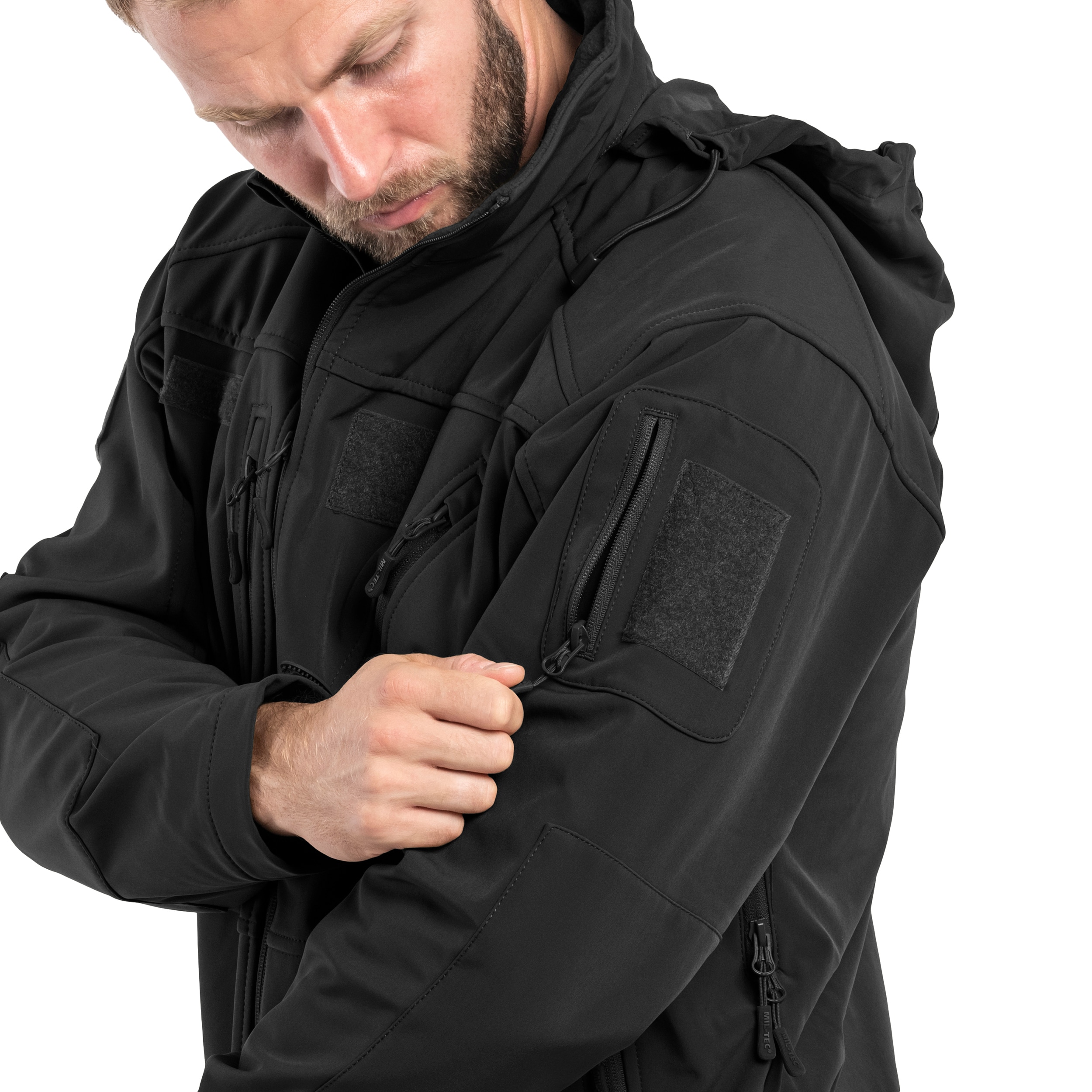 Куртка Mil-Tec SCU 14 Softshell - Black