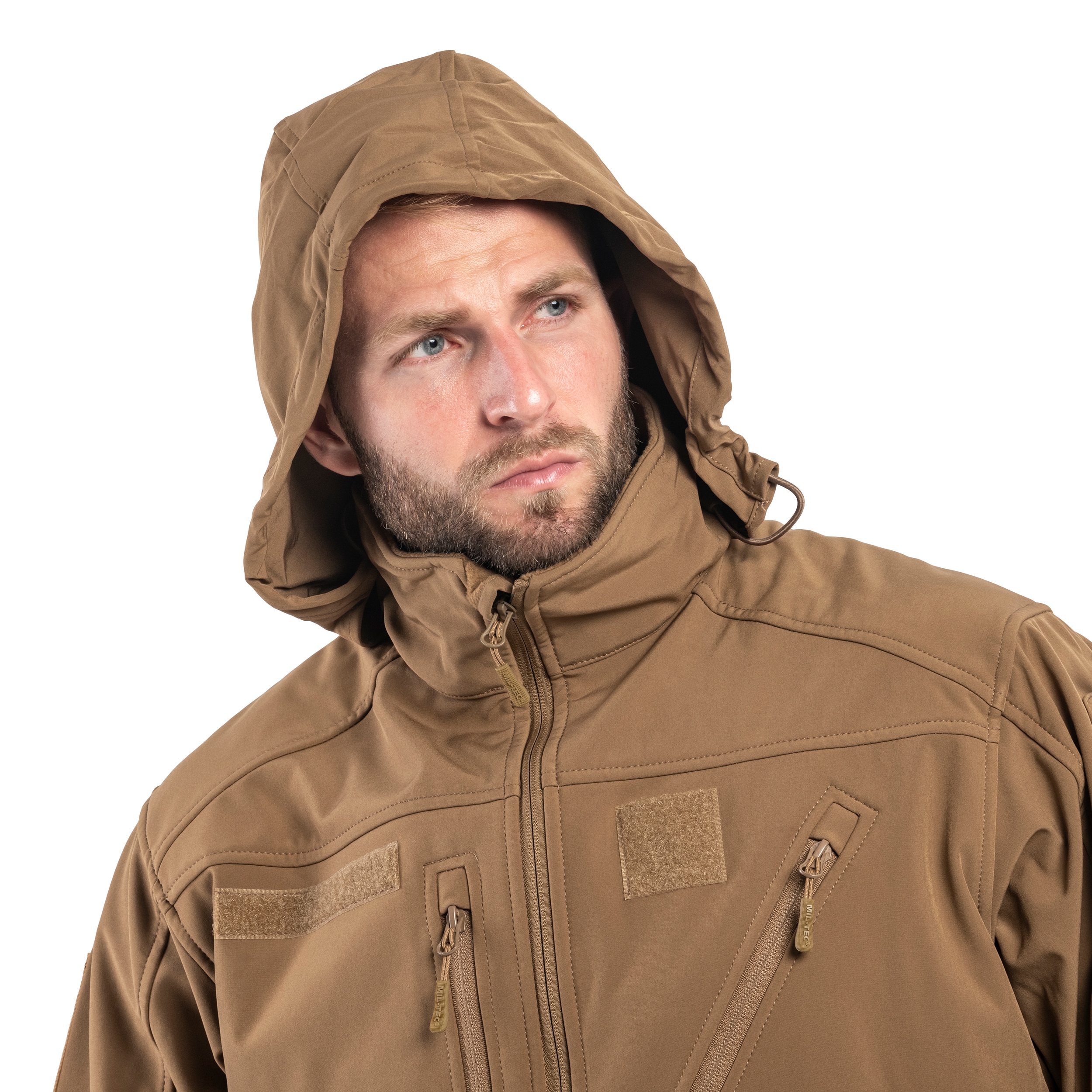 Kurtka Mil-Tec SCU 14 Softshell - Dark Coyote