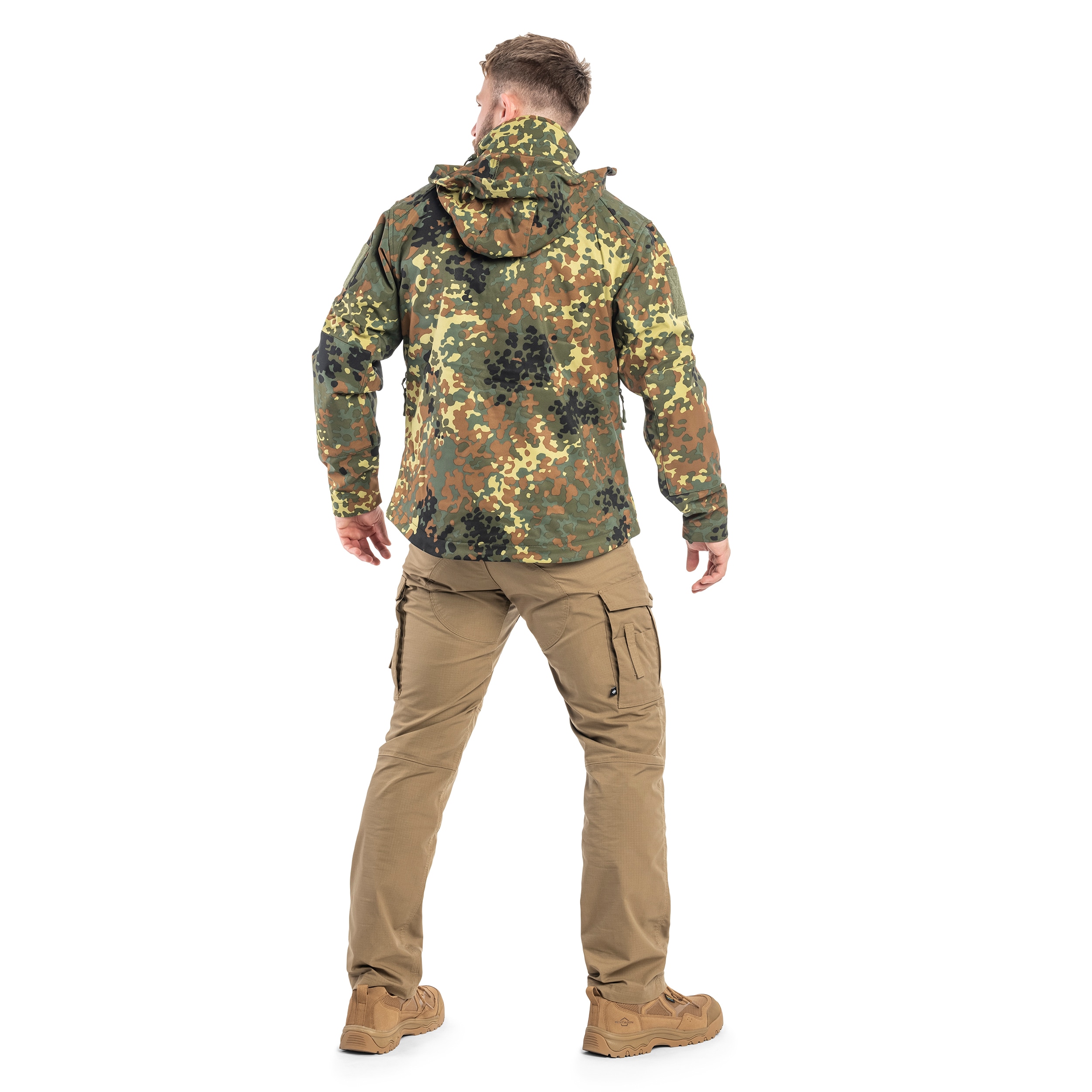 Kurtka Mil-Tec SCU 14 Softshell - Flecktarn