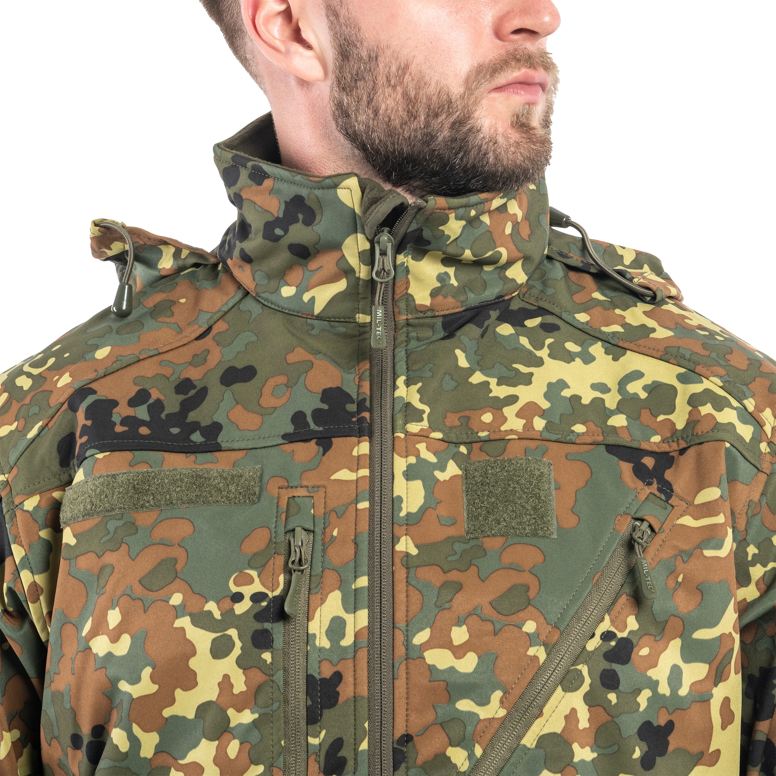 Kurtka Mil-Tec SCU 14 Softshell - Flecktarn