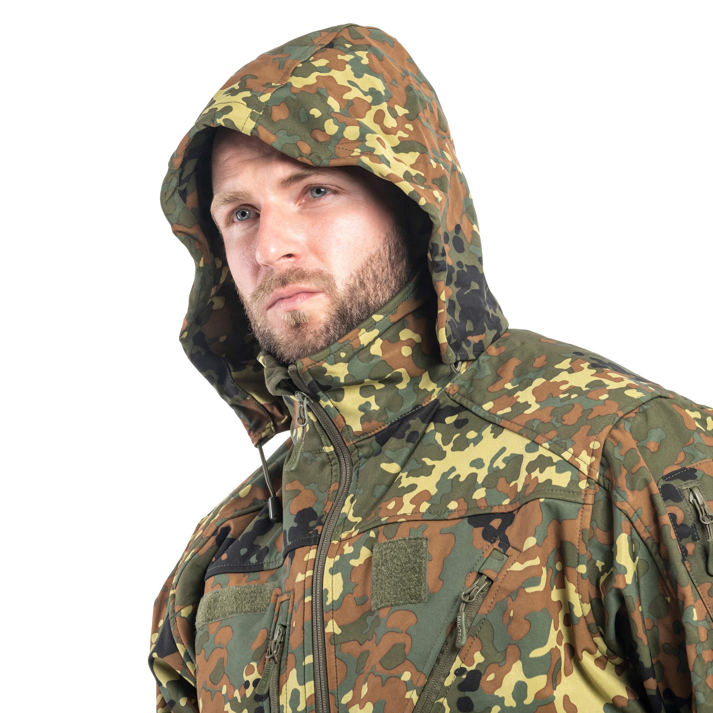 Kurtka Mil-Tec SCU 14 Softshell - Flecktarn