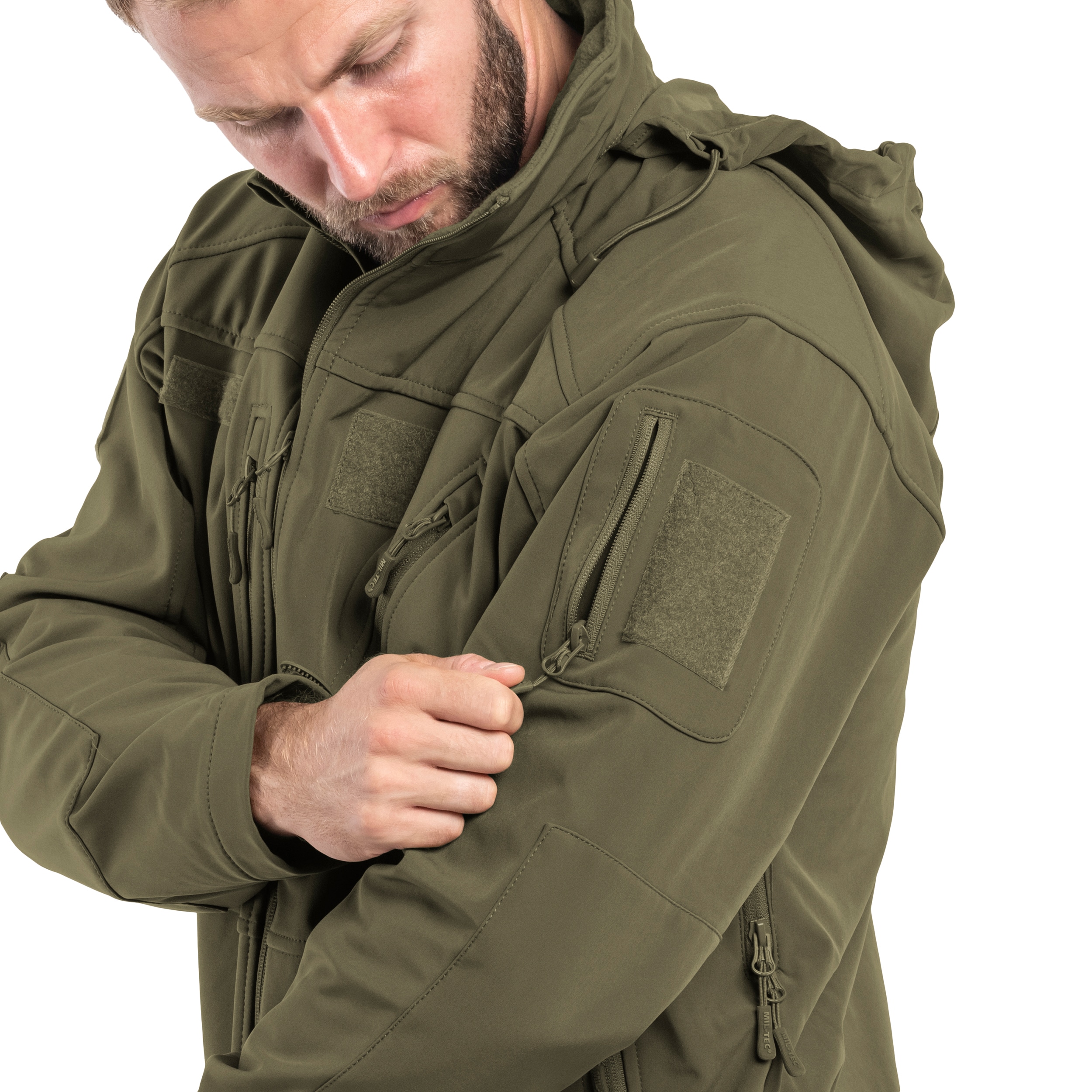 Kurtka Mil-Tec SCU 14 Softshell - Ranger Green