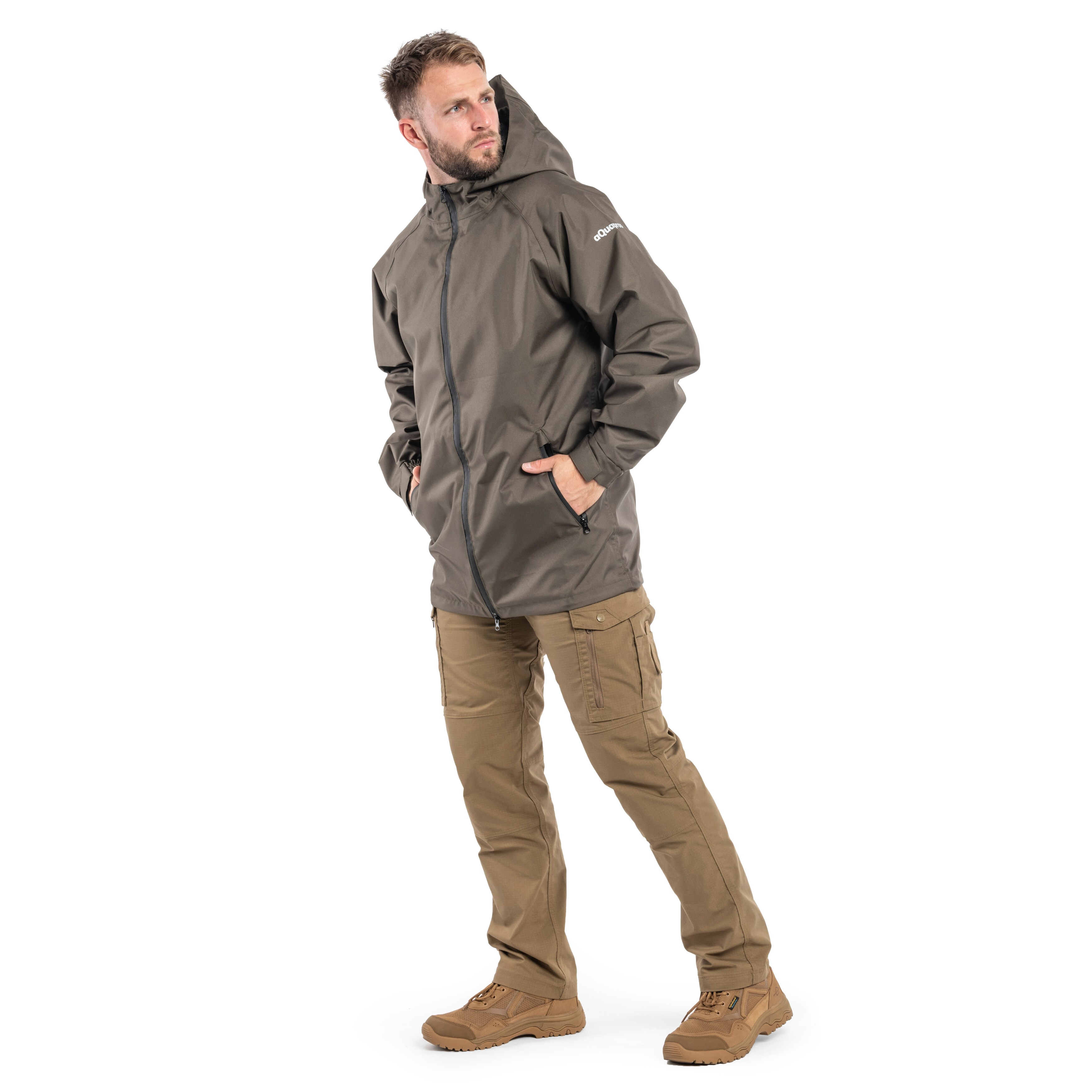 Kurtka przeciwdeszczowa Pros Aquapros 285 - Olive