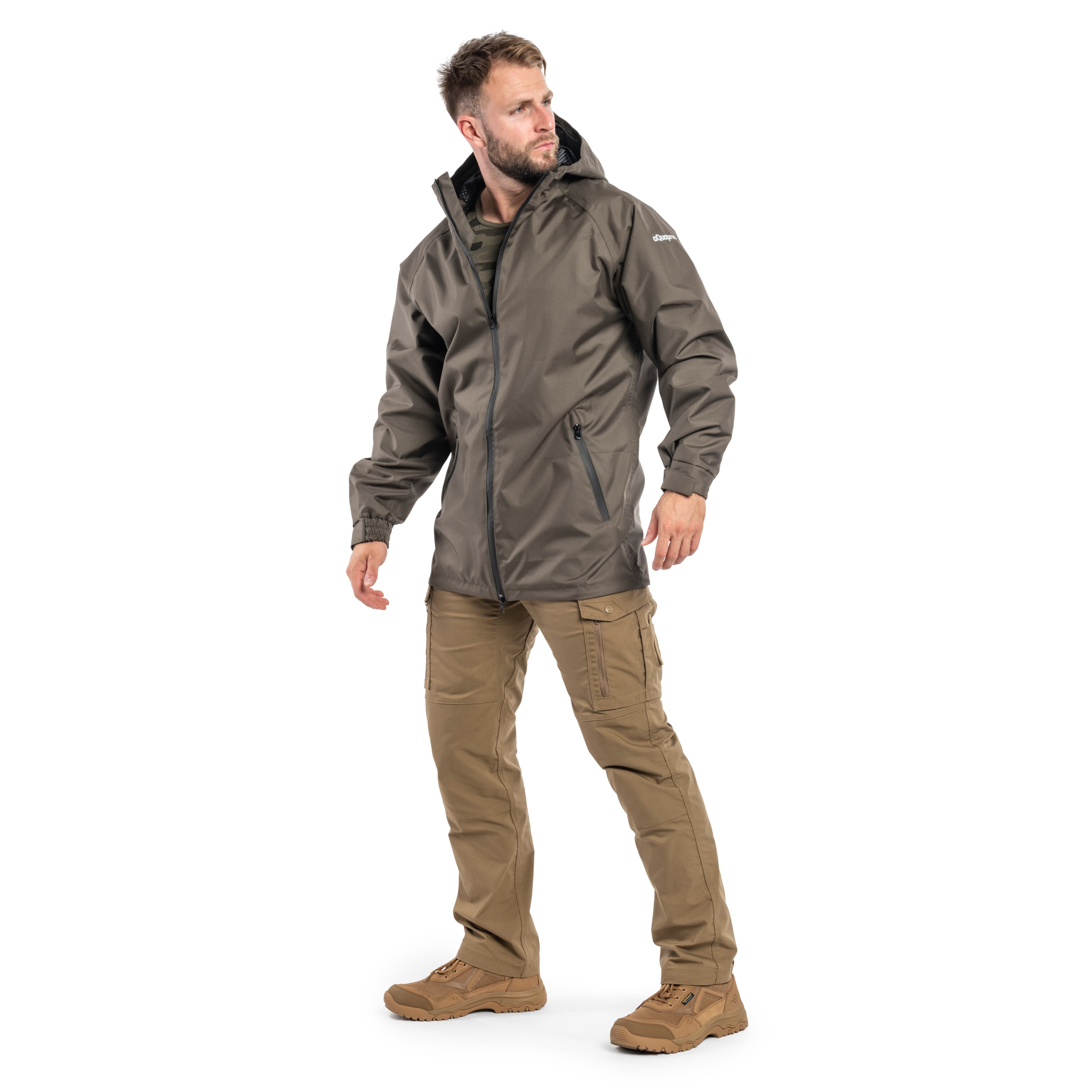 Kurtka przeciwdeszczowa Pros Aquapros 285 - Olive
