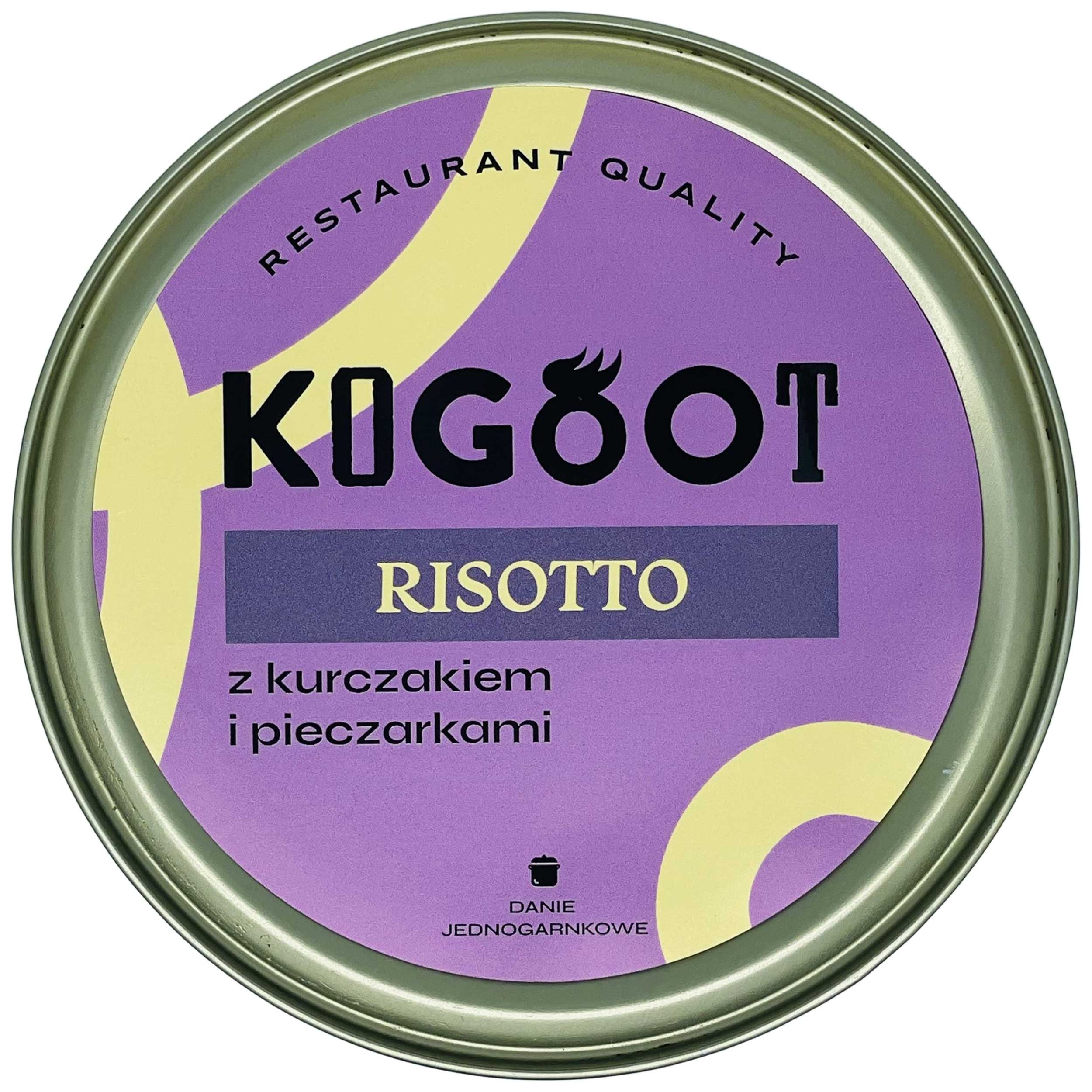 Żywność konserwowana Kogoot - Risotto z kurczakiem i pieczarkami 500 g