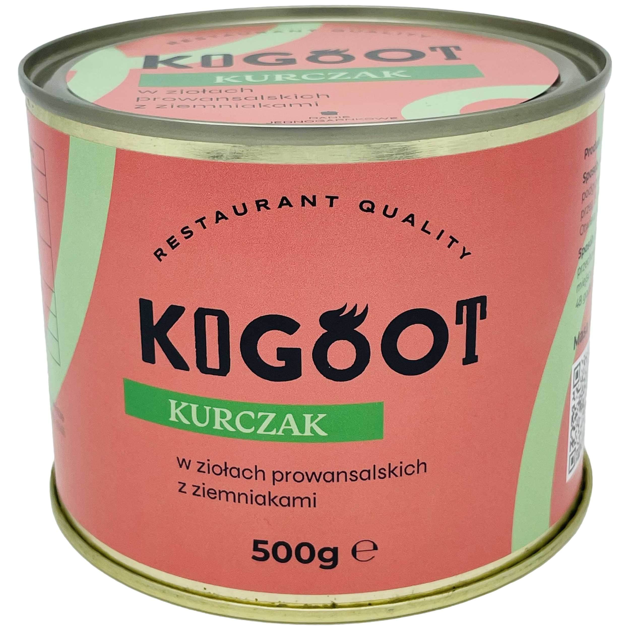 Żywność konserwowana Kogoot - Kurczak w ziołach prowansalskich z ziemniakami 500 g