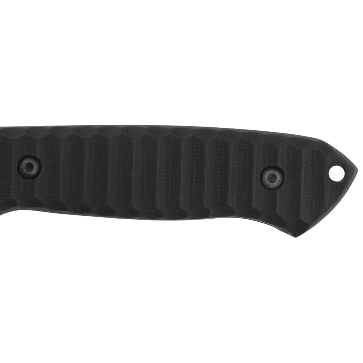ZA-PAS Expendable G10 Acid Stonewash Toxic Fixed Blade Knife - Black