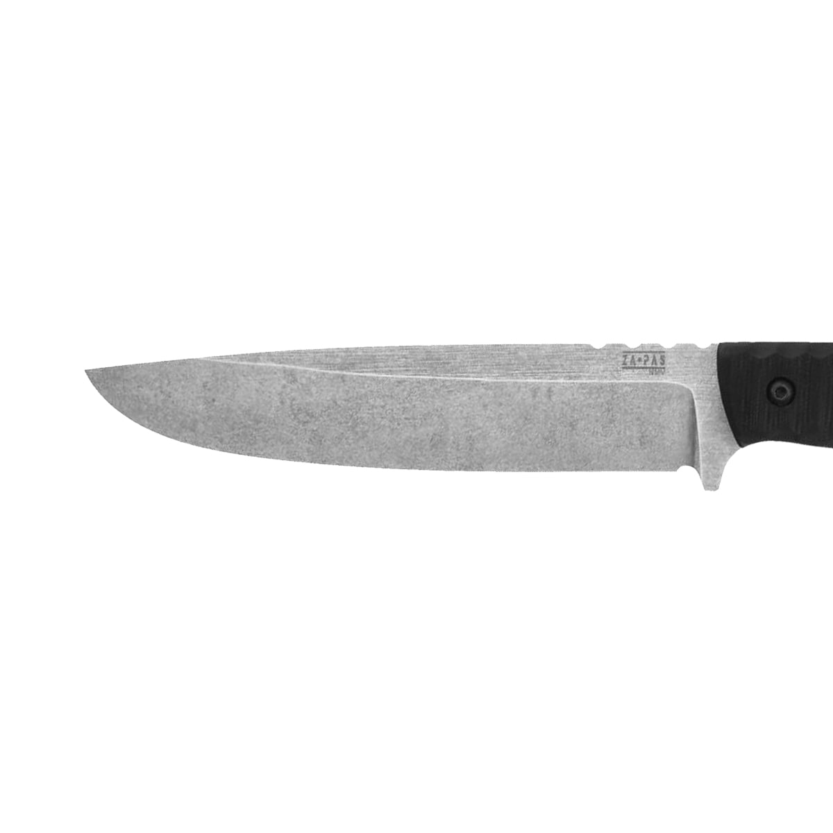 ZA-PAS Expendable G10 Acid Stonewash Toxic Fixed Blade Knife - Black