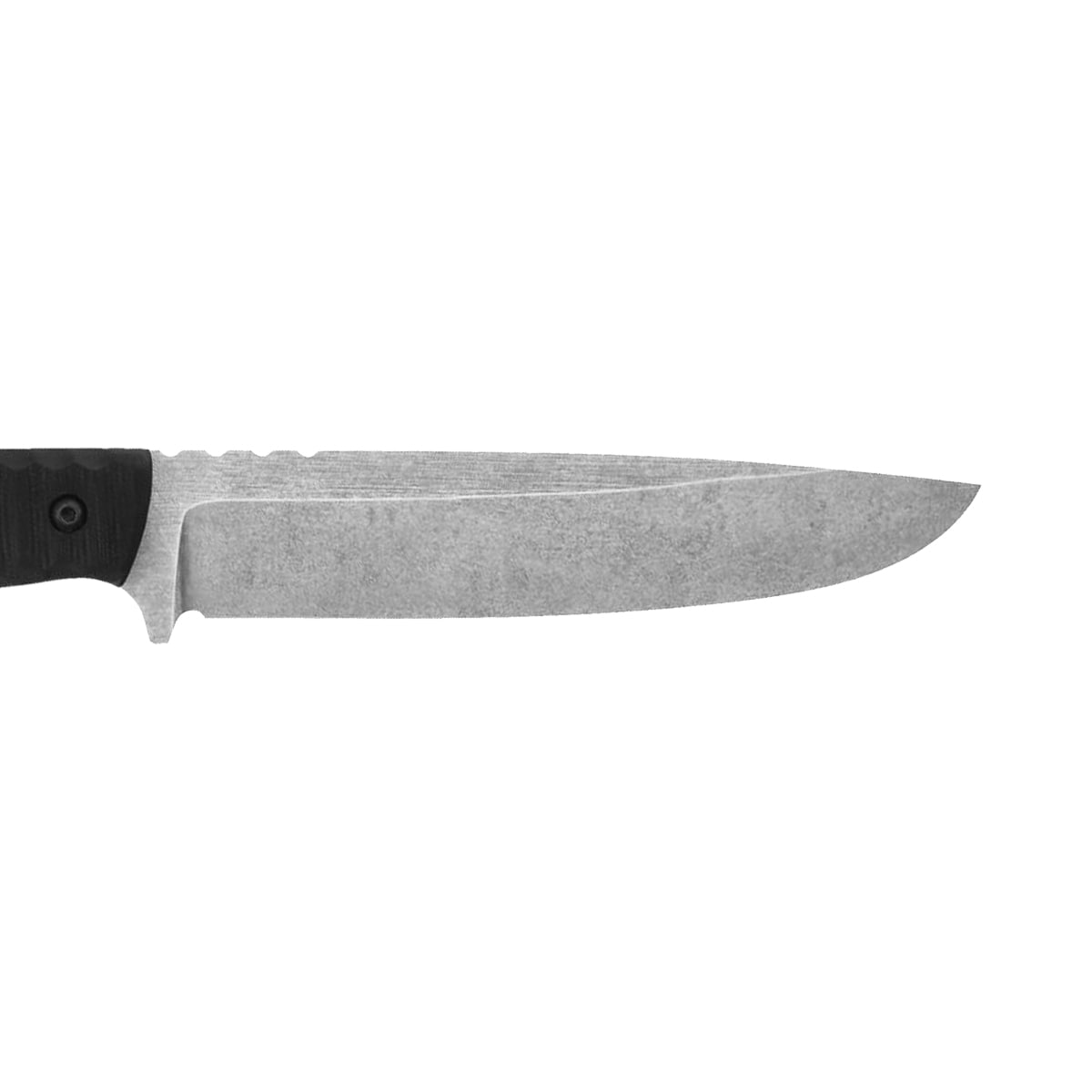 ZA-PAS Expendable G10 Acid Stonewash Toxic Fixed Blade Knife - Black