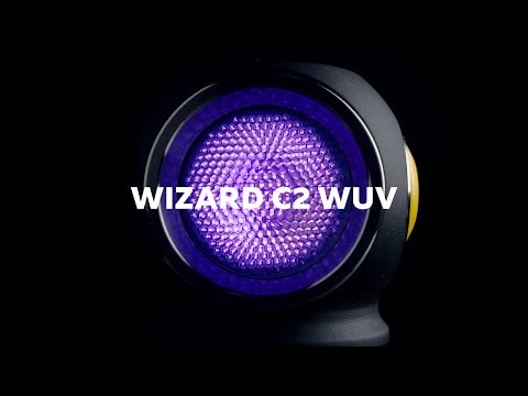 Latarka czołowa i kątowa Armytek Wizard C2 Wizard WUV Magnet USB White - 1100 lumenów