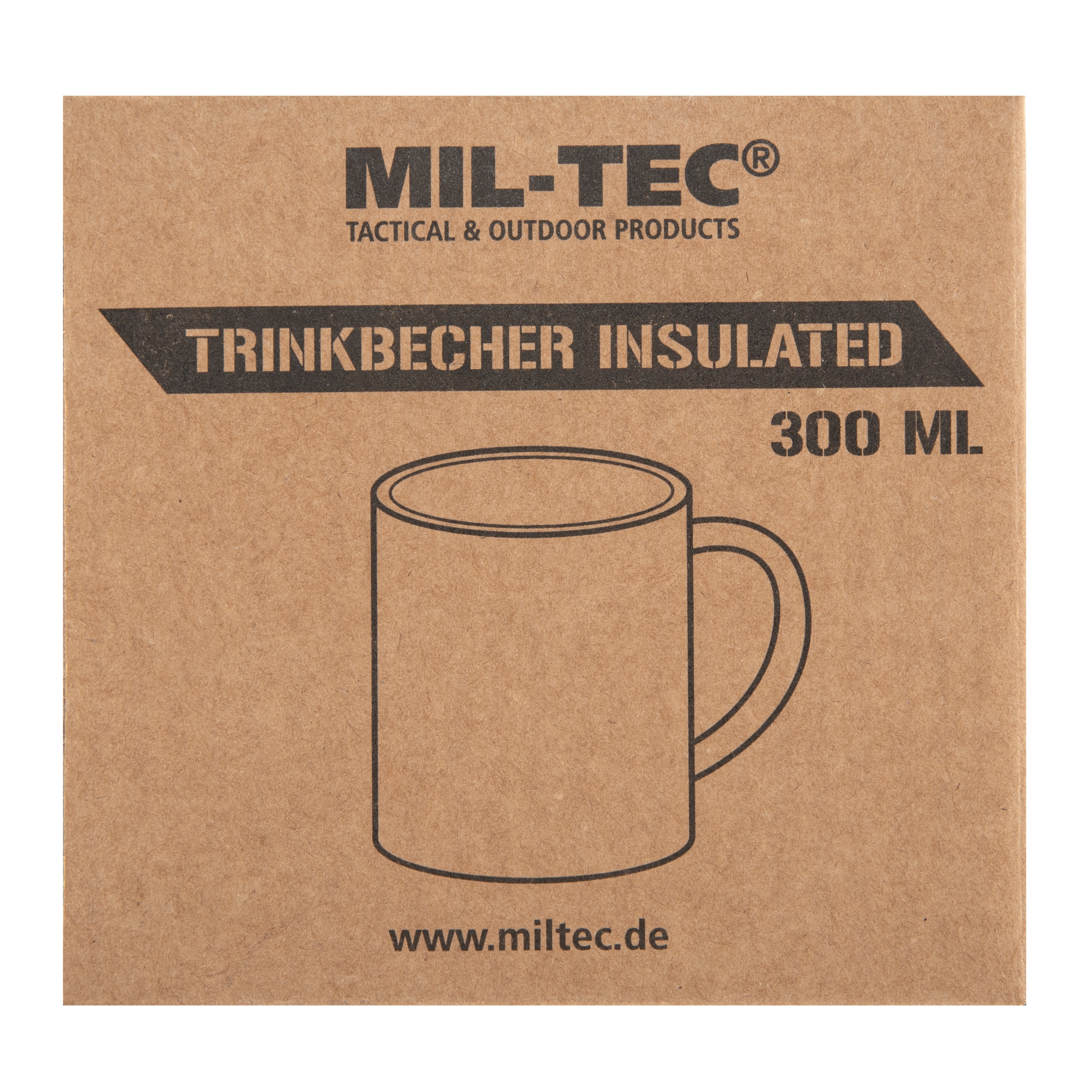 Kubek termiczny Mil-Tec 300 ml - Olive