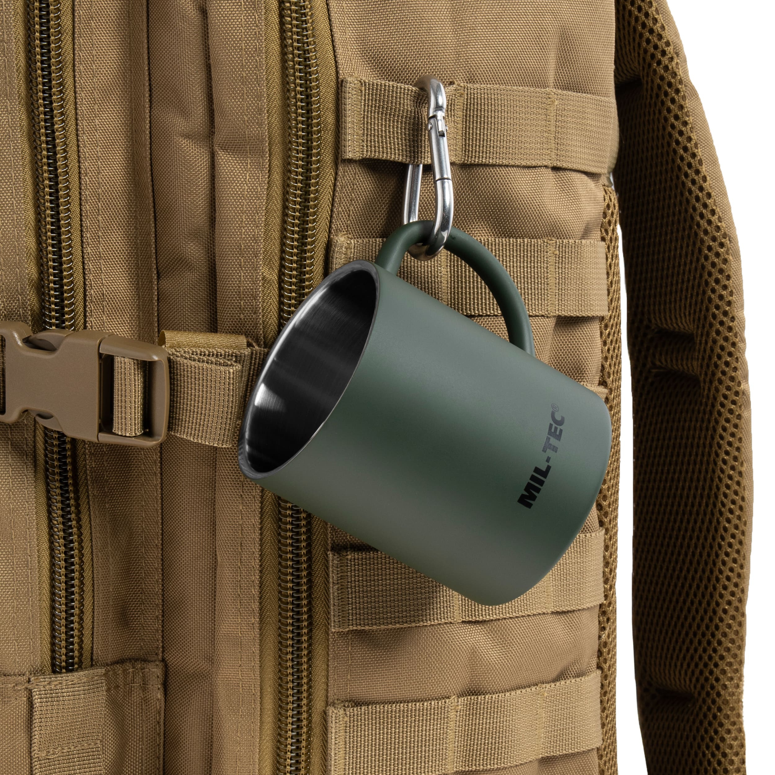 Kubek termiczny Mil-Tec 300 ml - Olive