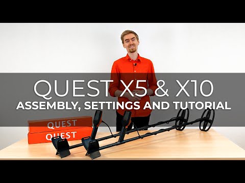 Wykrywacz metali Quest X10 PRO + Xpointer Land Orange - Black/Orange