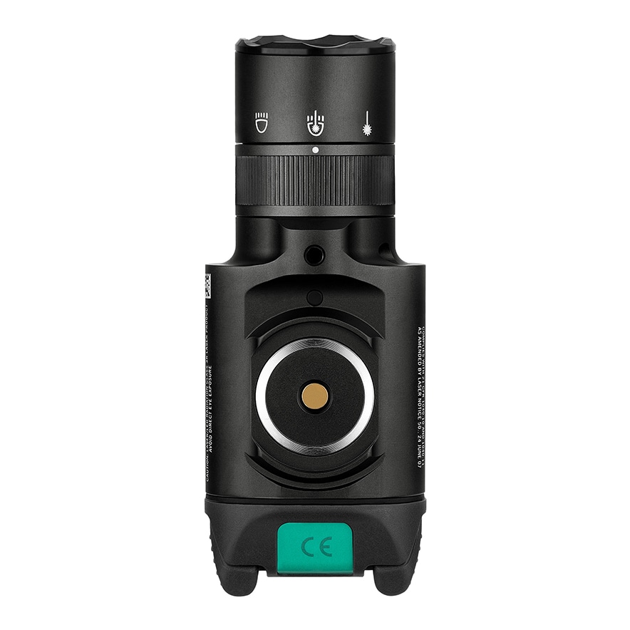 Ліхтарик для зброї з лазерним прицілом Olight BALDR Pro R - 1350 люменів, Green Laser