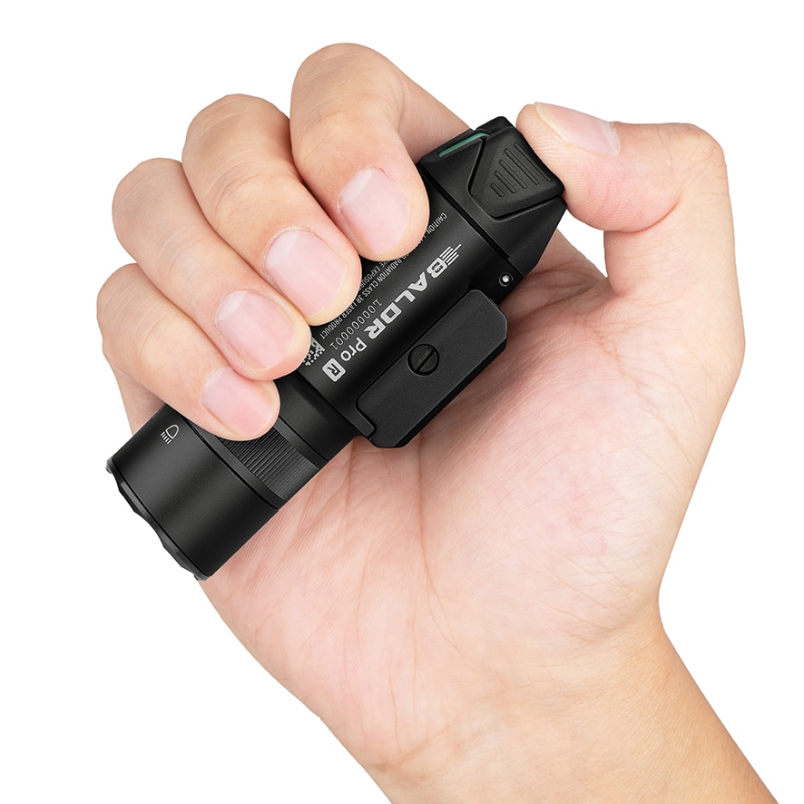 Ліхтарик для зброї з лазерним прицілом Olight BALDR Pro R - 1350 люменів, Green Laser