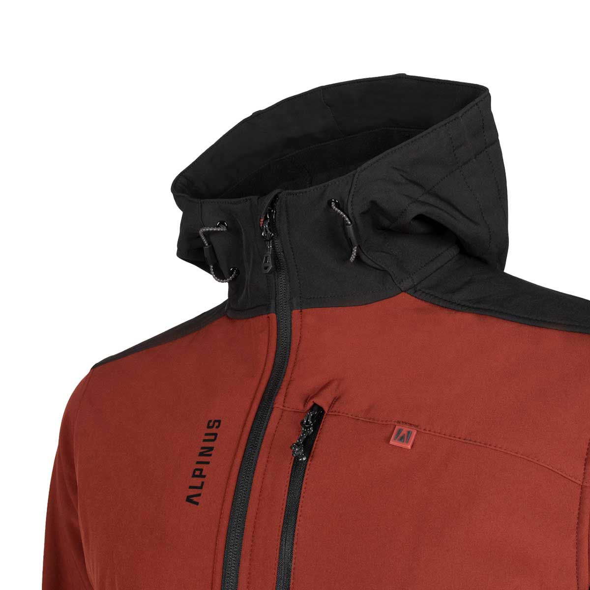 Куртка Alpinus Softshell Aso - Рудo-чорна