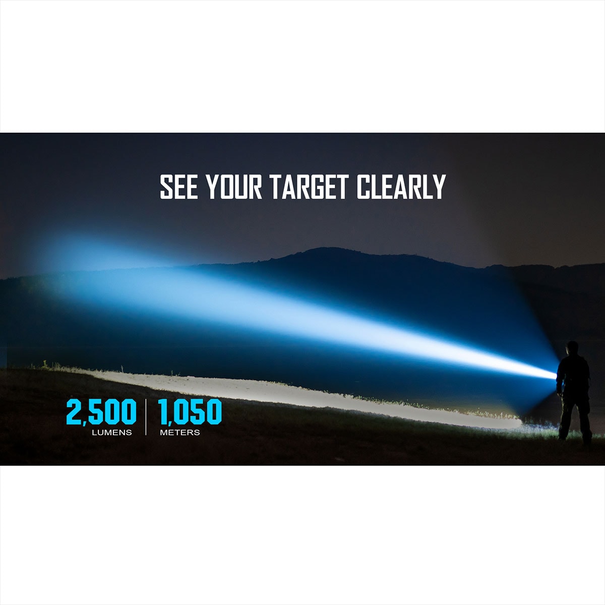 Тактично-пошуковий ліхтарик Olight Javelot Pro 2 Black - 2500 люменів