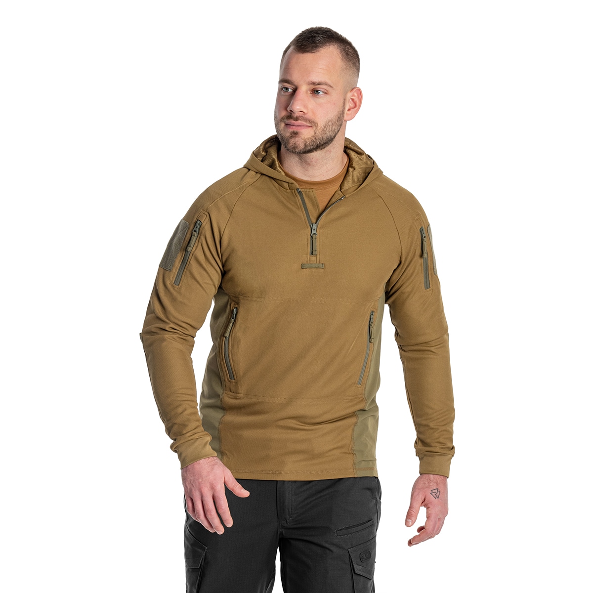 Кофта Helikon-Tex Range Hoodie TopCool - Coyote/Adaptive Green