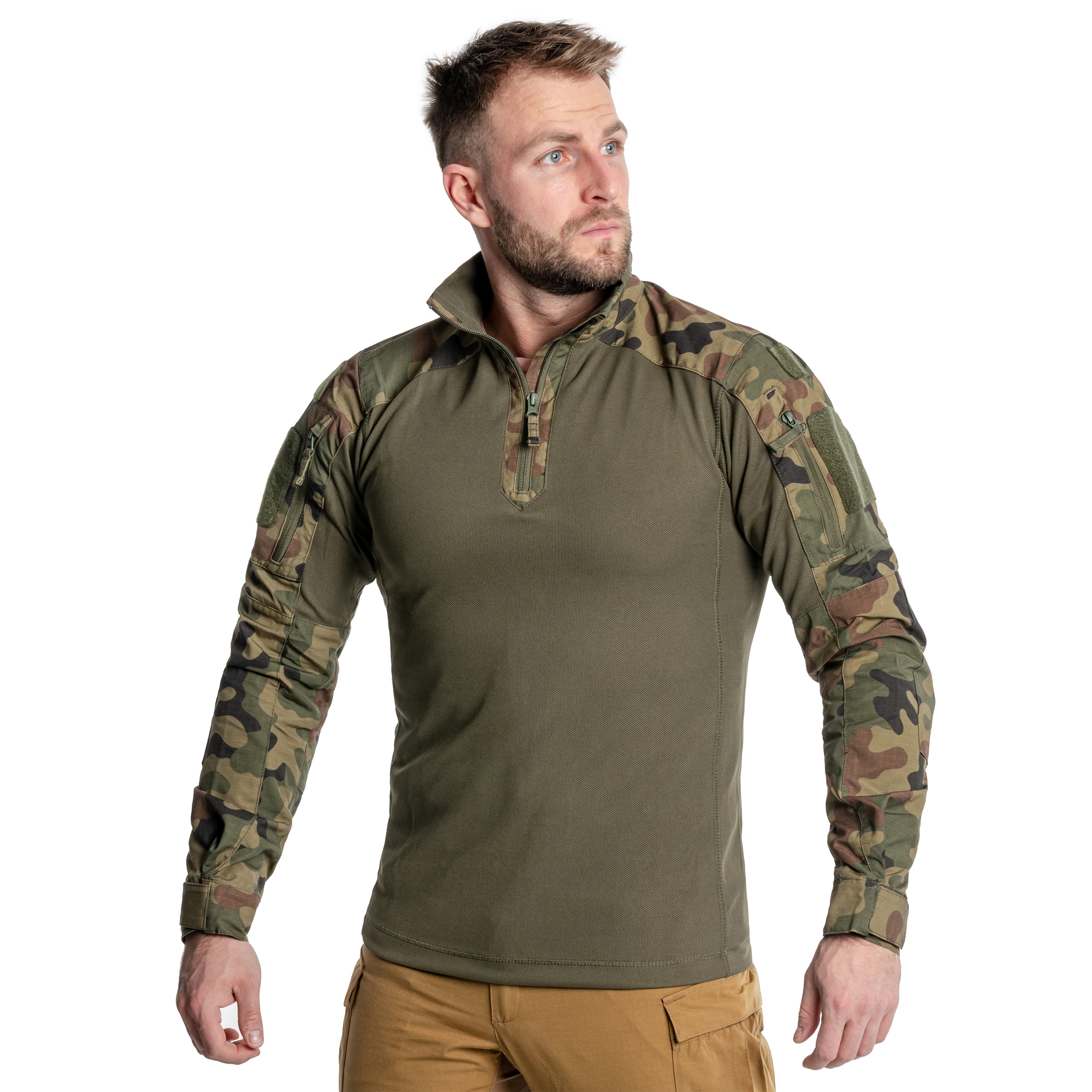 Bluza Helikon-Tex MCDU Combat Shirt NyCo Rip-Stop - wz.93 Pantera PL Woodland