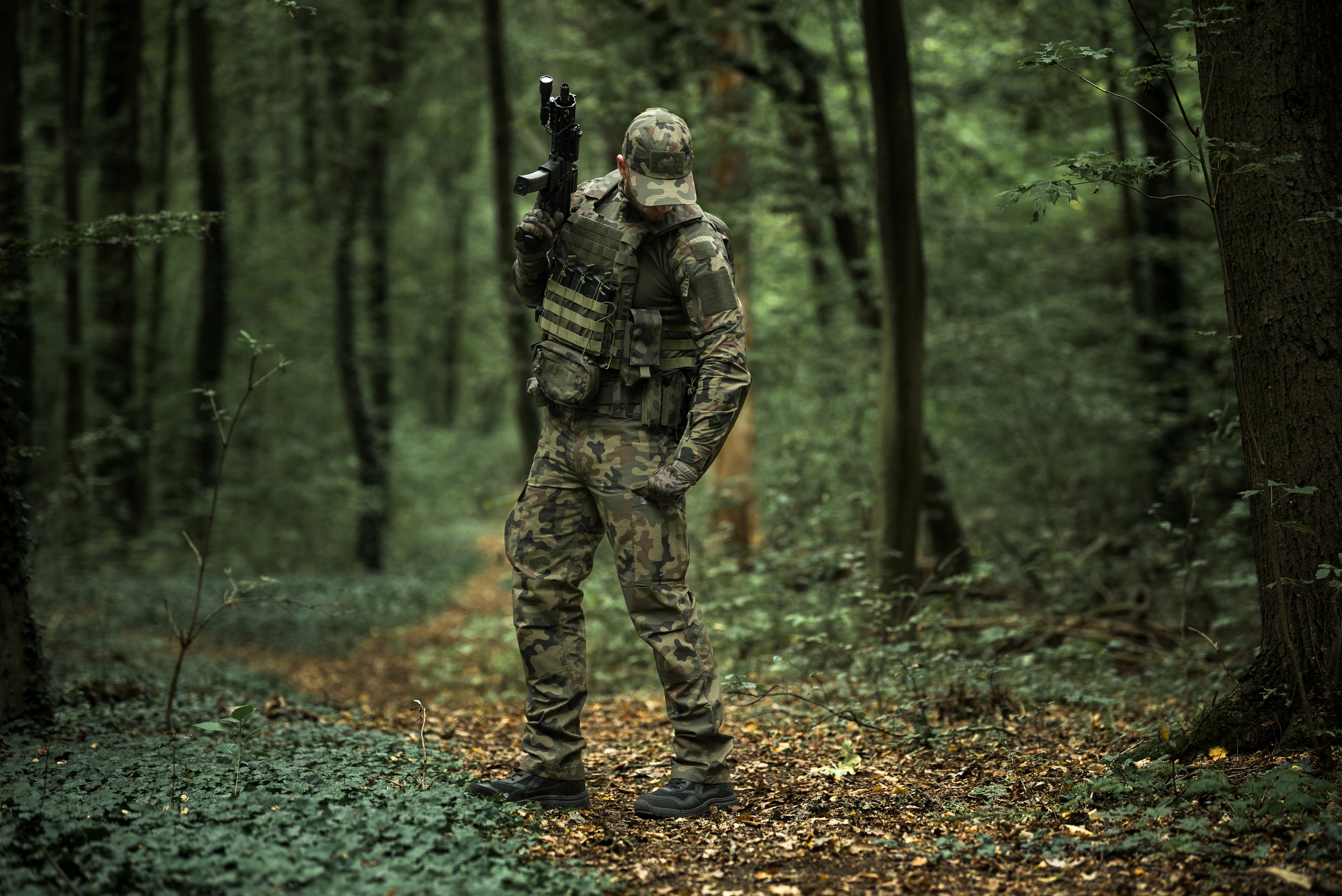 Бойова сорочка Helikon-Tex MCDU Combat Shirt NyCo Rip-Stop - wz.93 Pantera PL Woodlandd