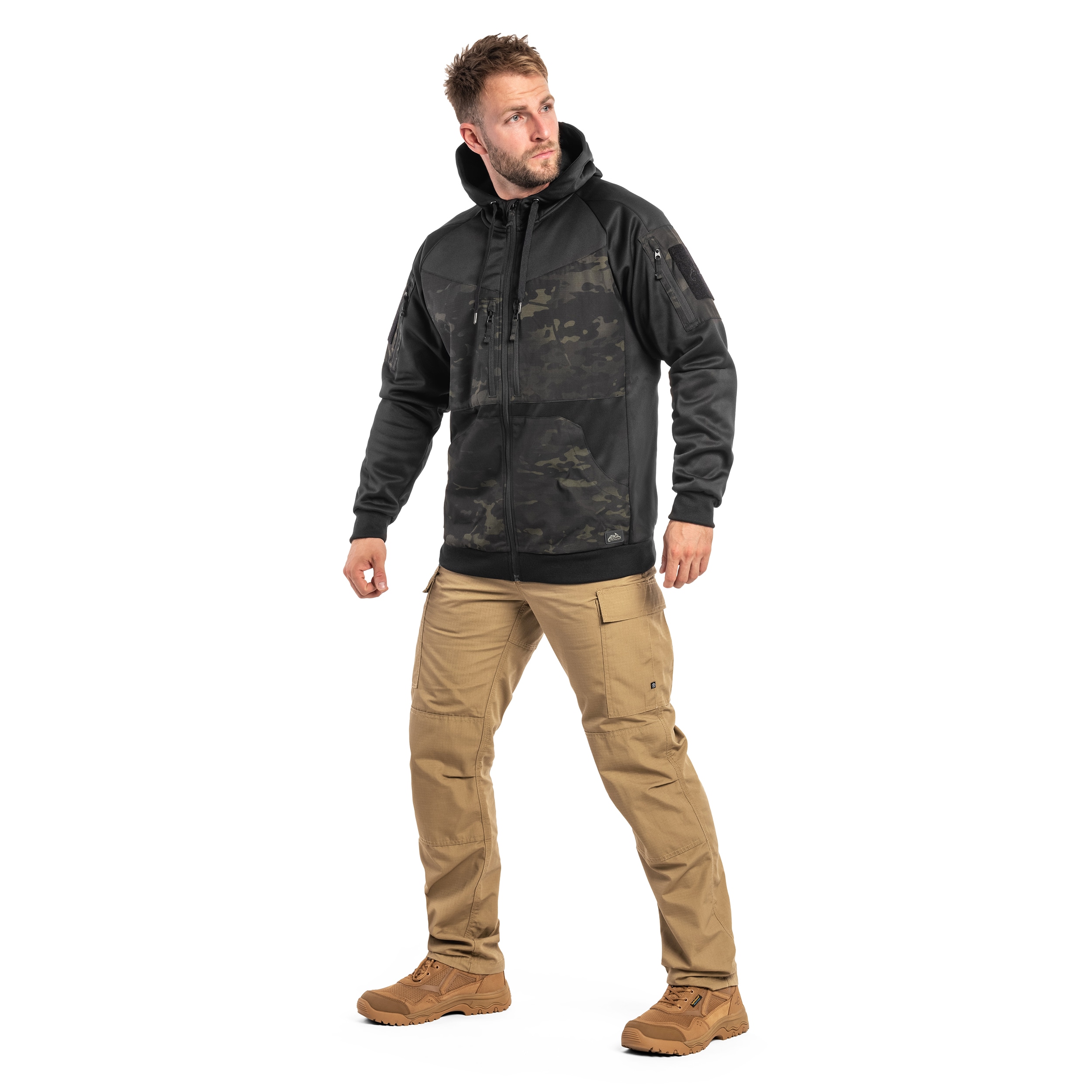 Bluza Helikon-Tex Rogue Hoodie - Black/MultiCam Black