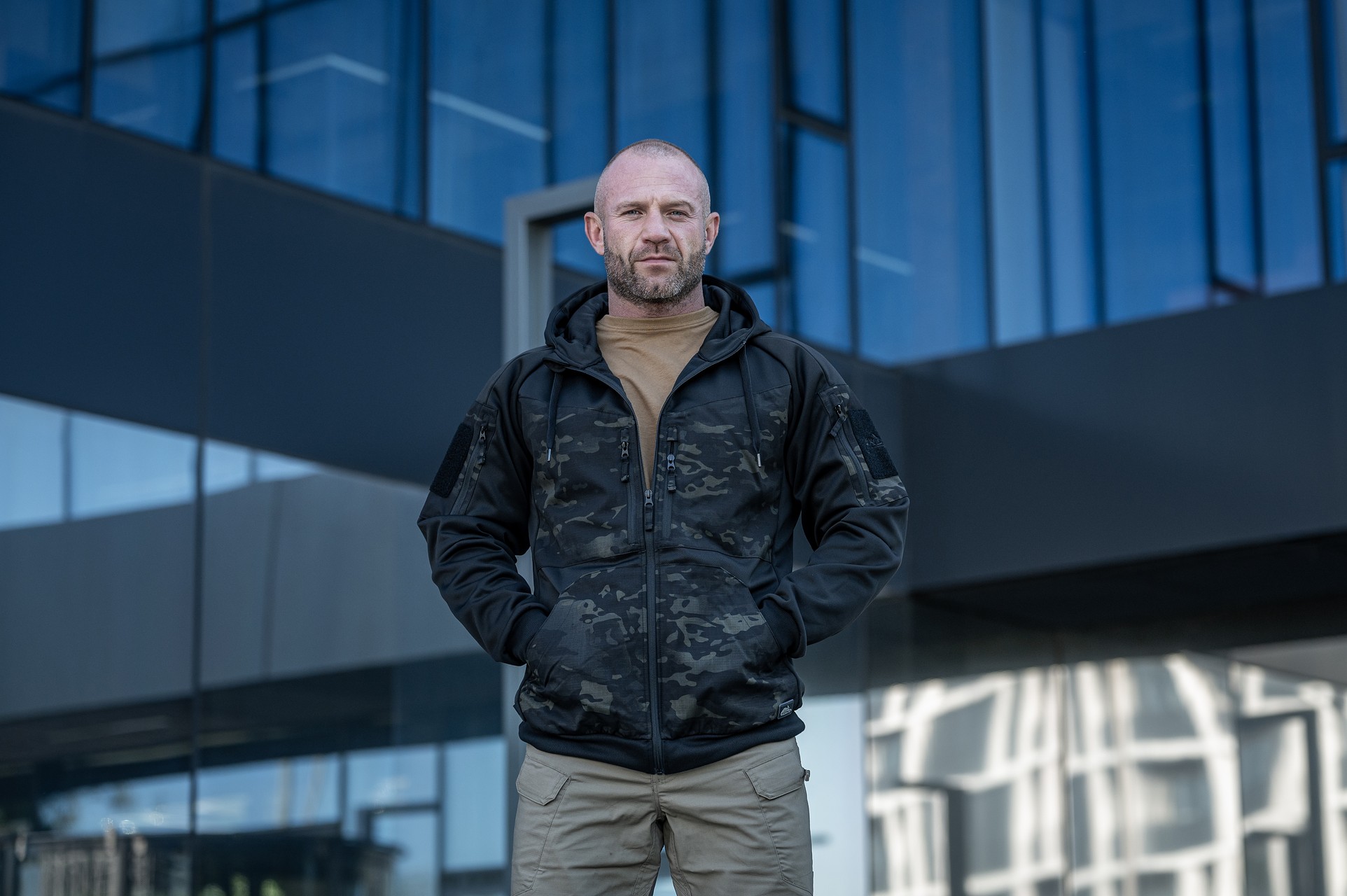 Bluza Helikon-Tex Rogue Hoodie - Black/MultiCam Black