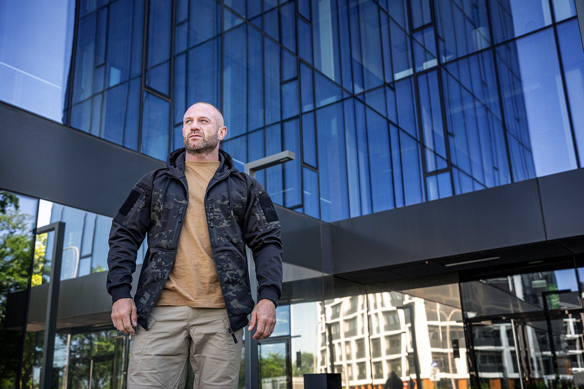 Bluza Helikon-Tex Rogue Hoodie - Black/MultiCam Black