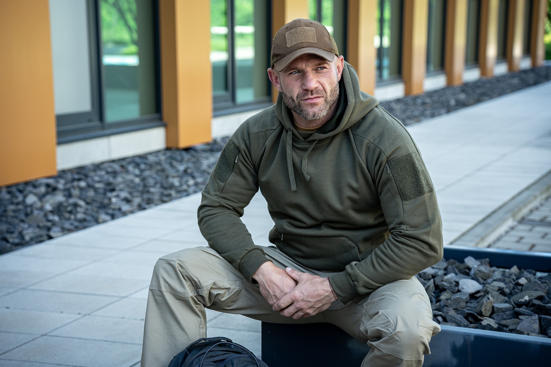 Кофта Helikon Urban Tactical Hoodie Lite Kangaroo - Green