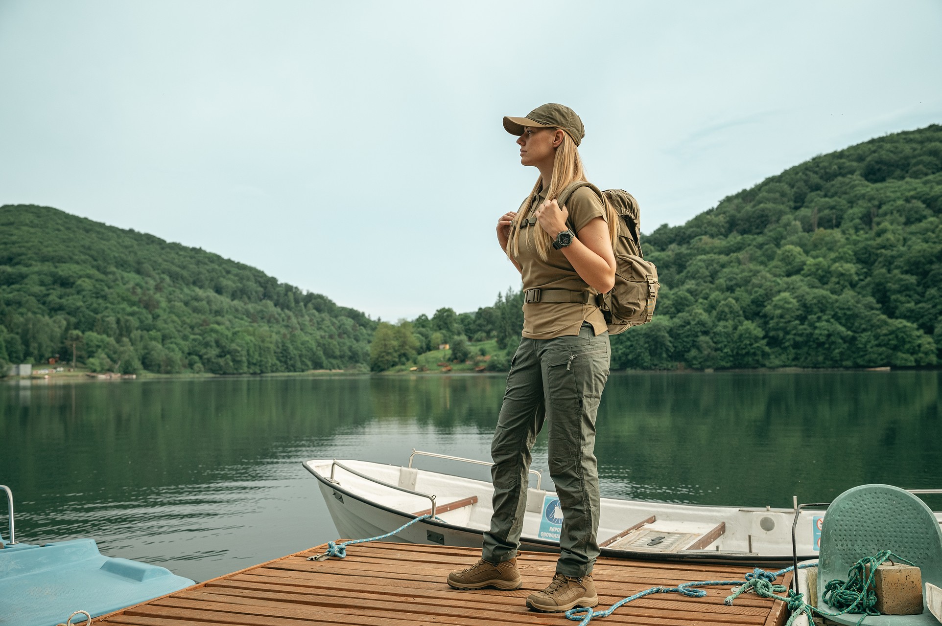Жіночі штани Helikon Women's UTP Resized PolyCotton Rip-Stop - Olive Drab