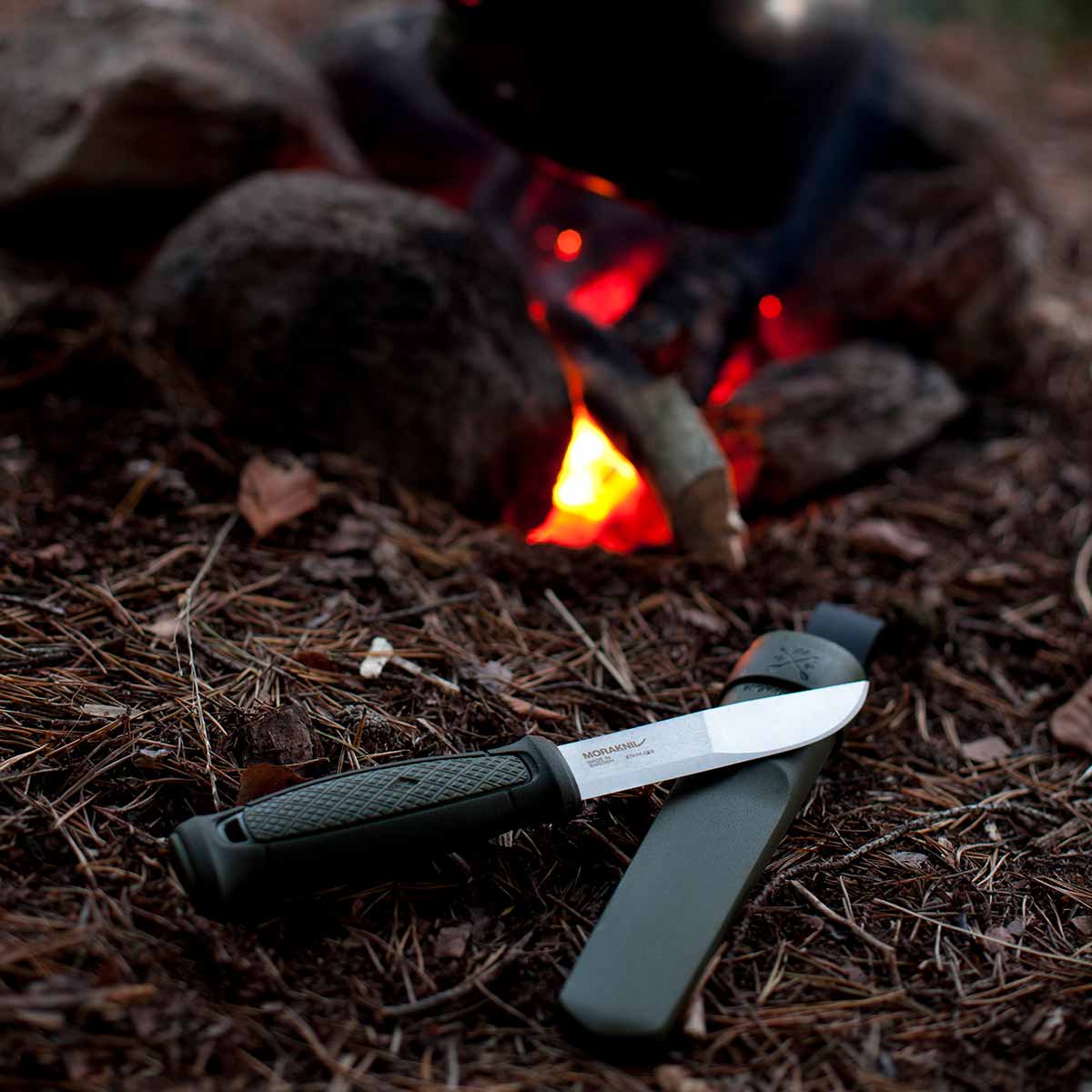 Nóż Mora Kansbol Stainless - Olive