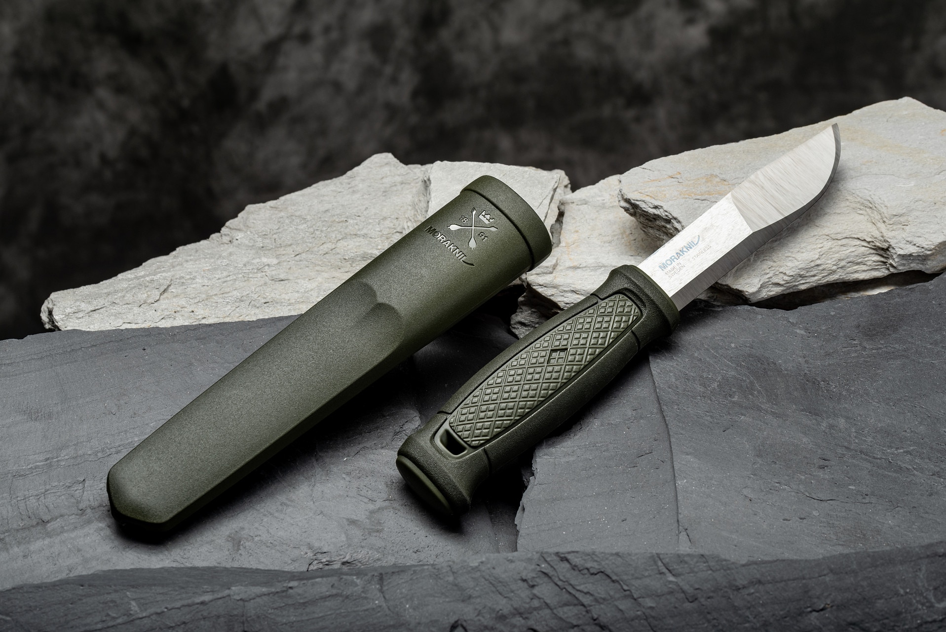 Nóż Mora Kansbol Stainless - Olive